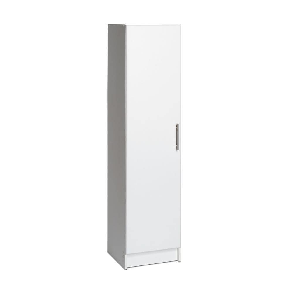 Elite 65 Tall Wardrobe Storage Cabinet w/Adjustable Shelves - White NEW