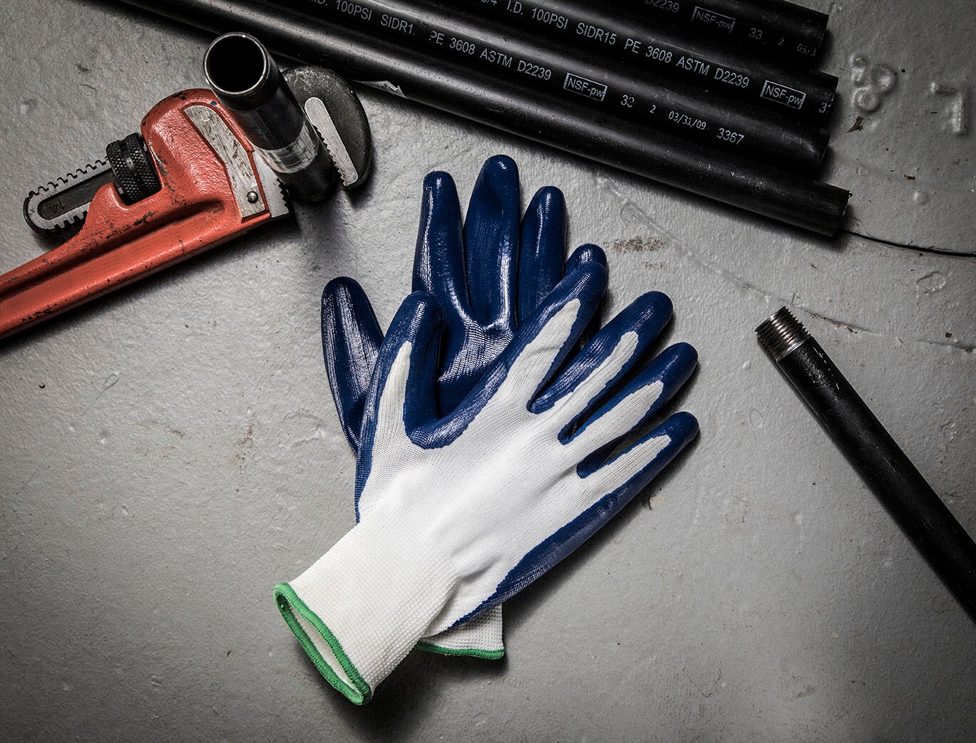 Nitrile Rubber-Palmed Work Gloves - Beck's Country Store