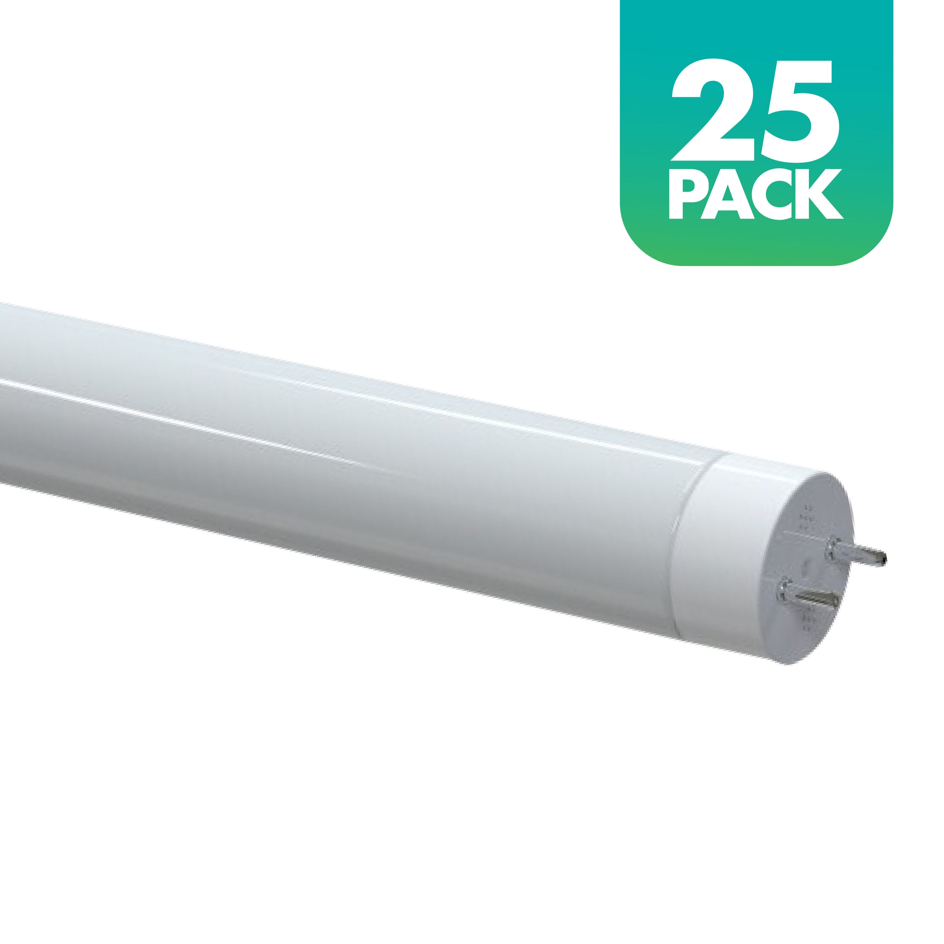 Simply Conserve 32-Watt EQ T8 Neutral White Medium Bi-pin (T8) LED Light  Bulb (25-Pack) in the Tube Light Bulbs department at