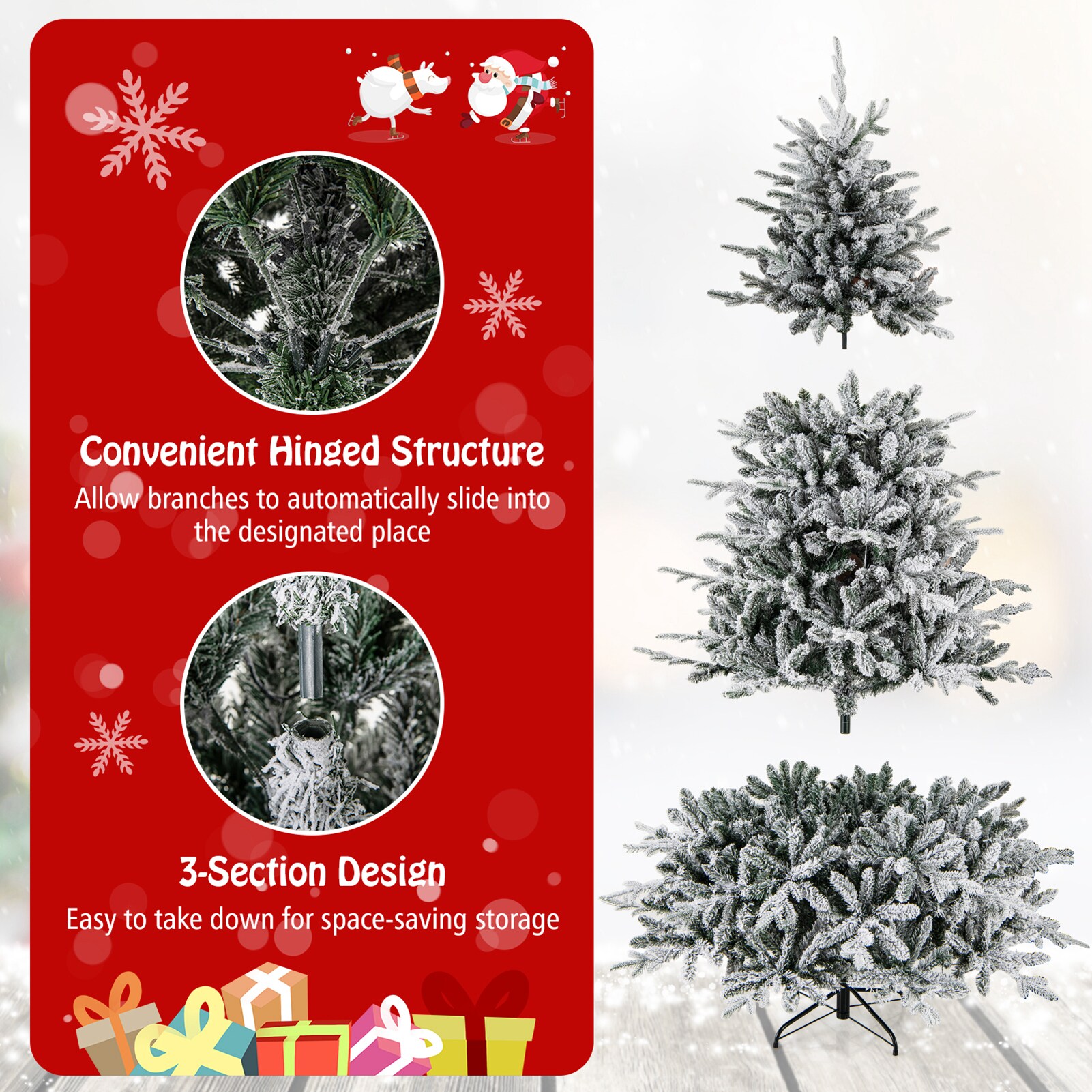 WELLFOR CM-HWY-20581 Artificial-Christmas-Trees - View #8