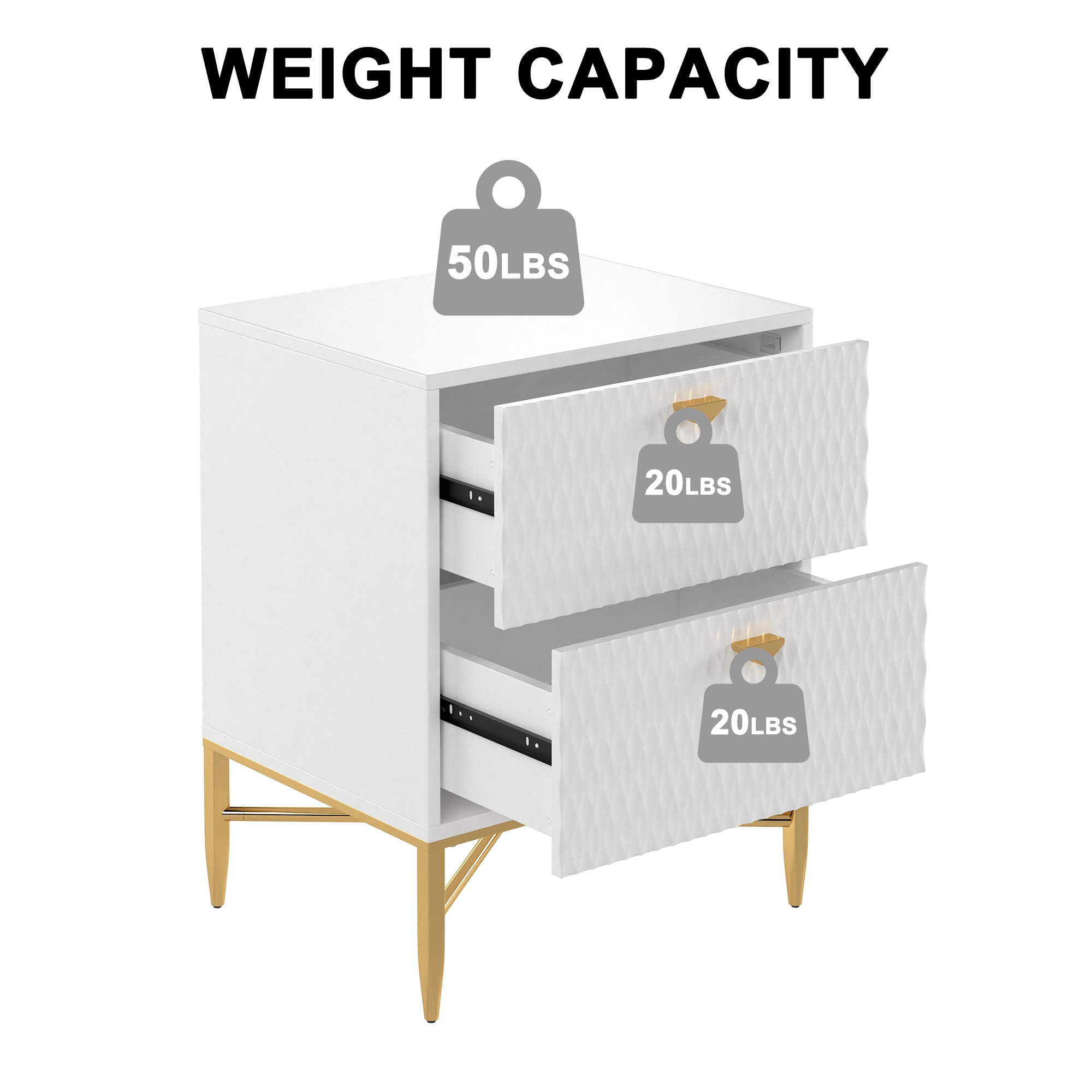 Clihome W50-ZO-0487 nightstands - View #9