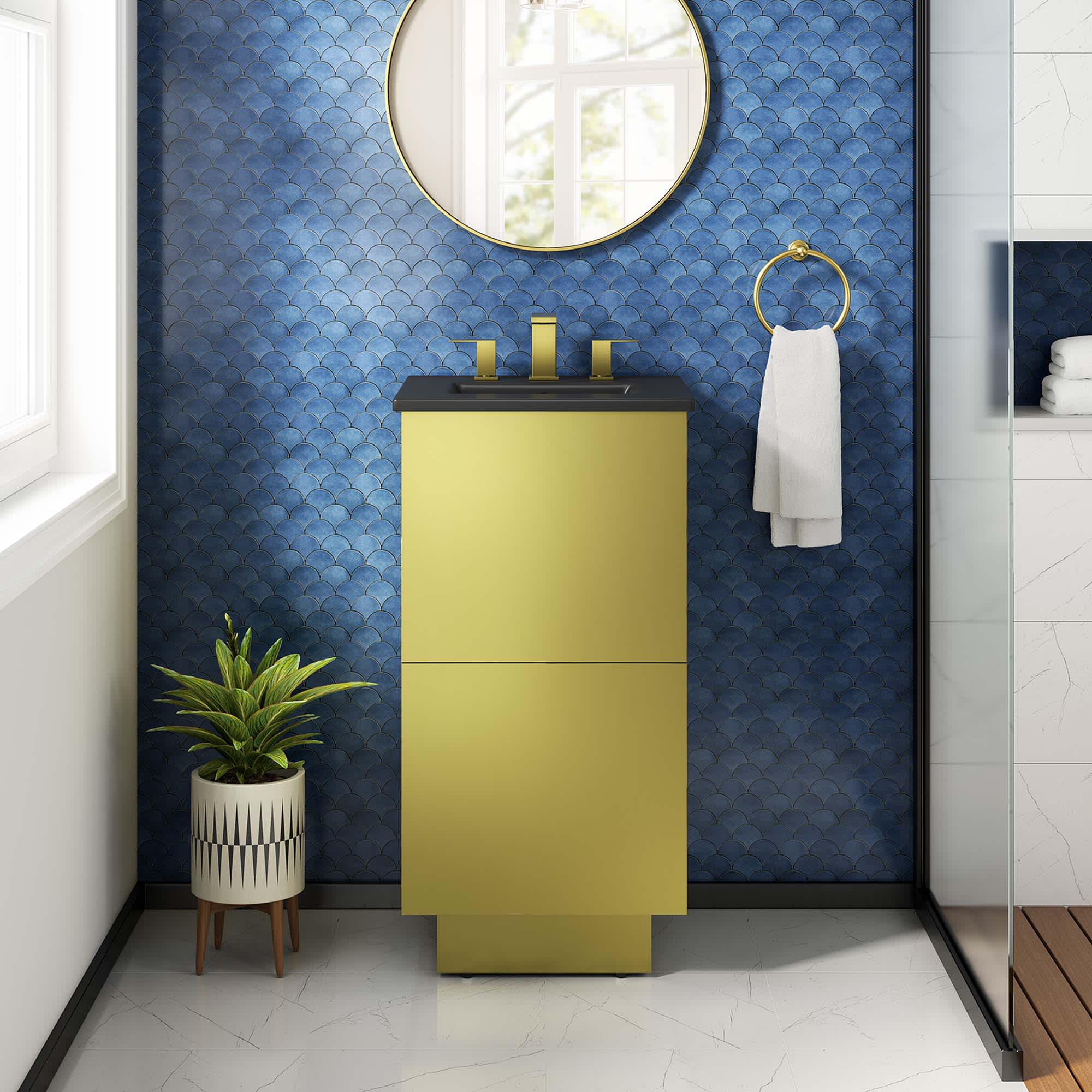 Modway EEI-6424-BLK-GLD Bath-Vanity-Combo - View #11