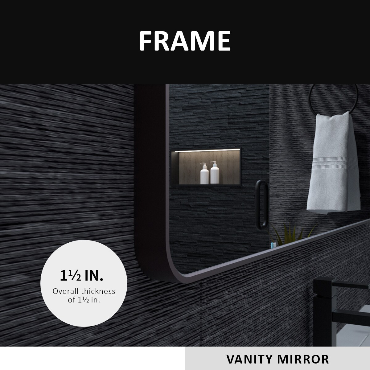 ToolCat SF1-23-YT Framed-Bath-Mirrors - View #10