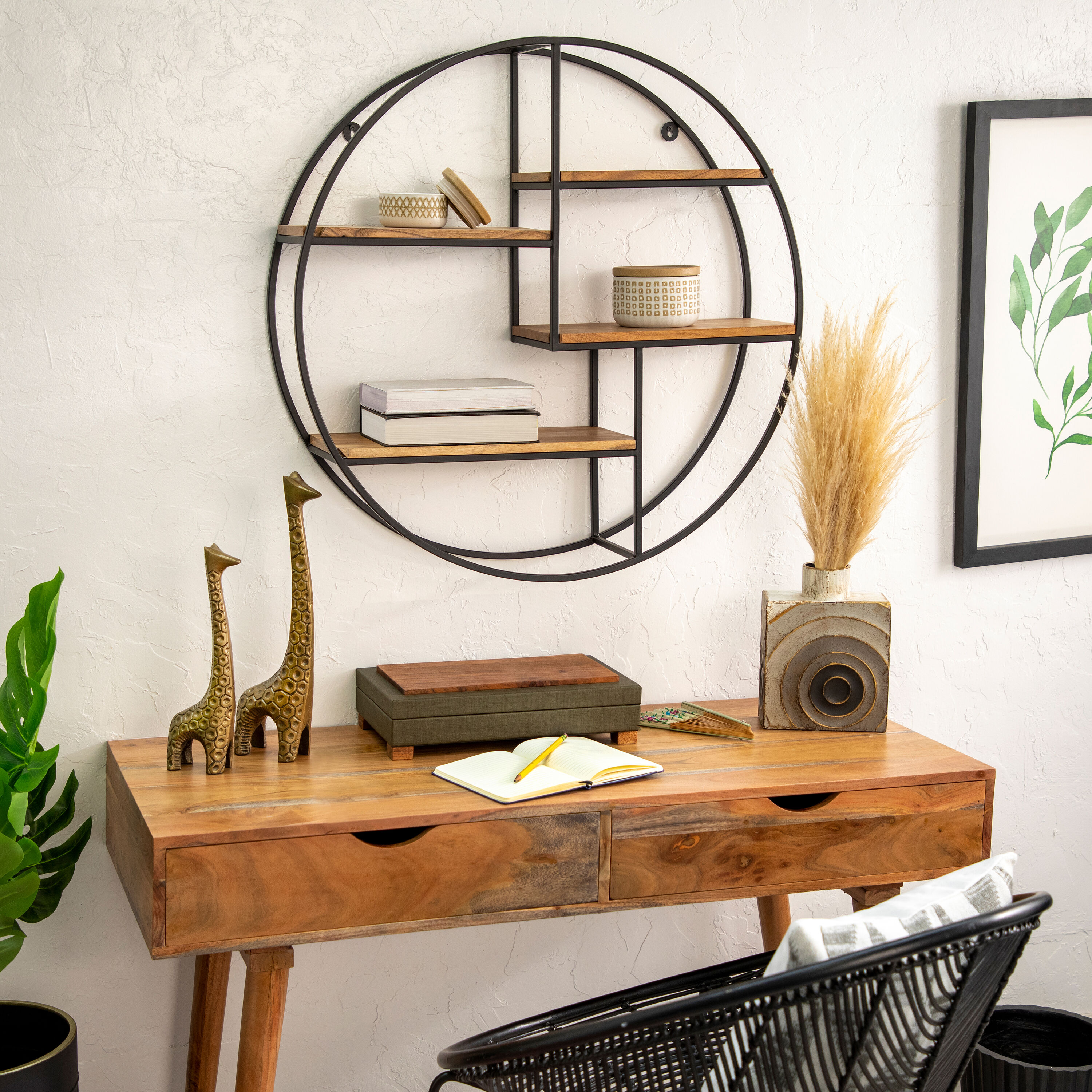 Sagebrook Home 13129-03 Multiple Colors/Finishes Iron Modern Vase