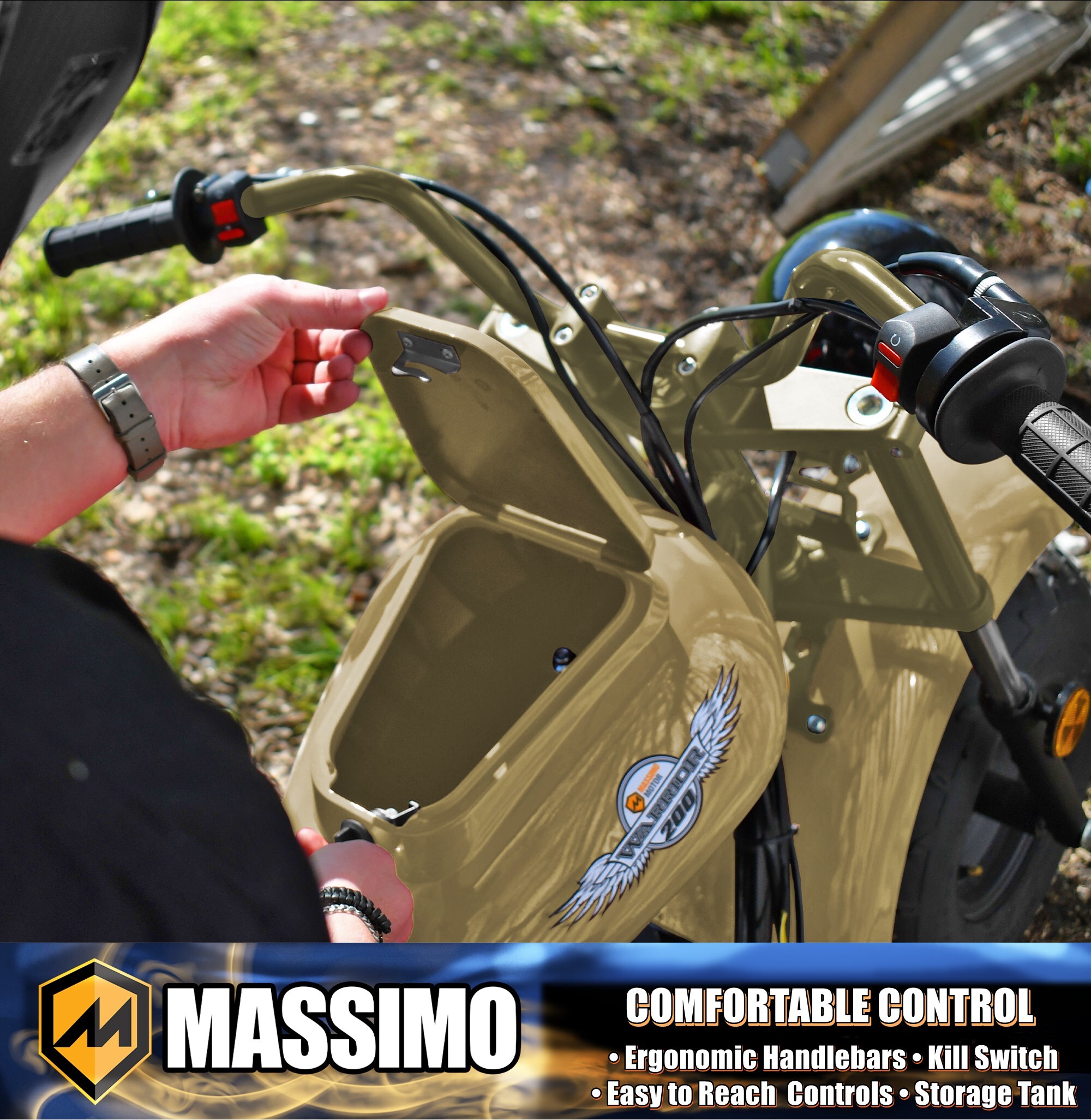 Massimo MMS-MB200-QS Dirt-Bikes-Mini-Bikes - View #7