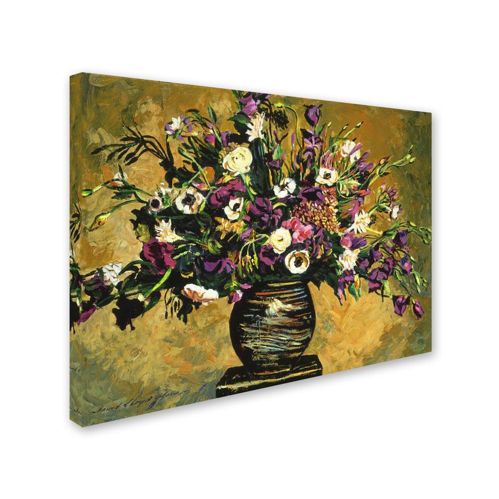 Trademark Fine Art Framed 24-in H x 32-in W Floral Print on Canvas at ...