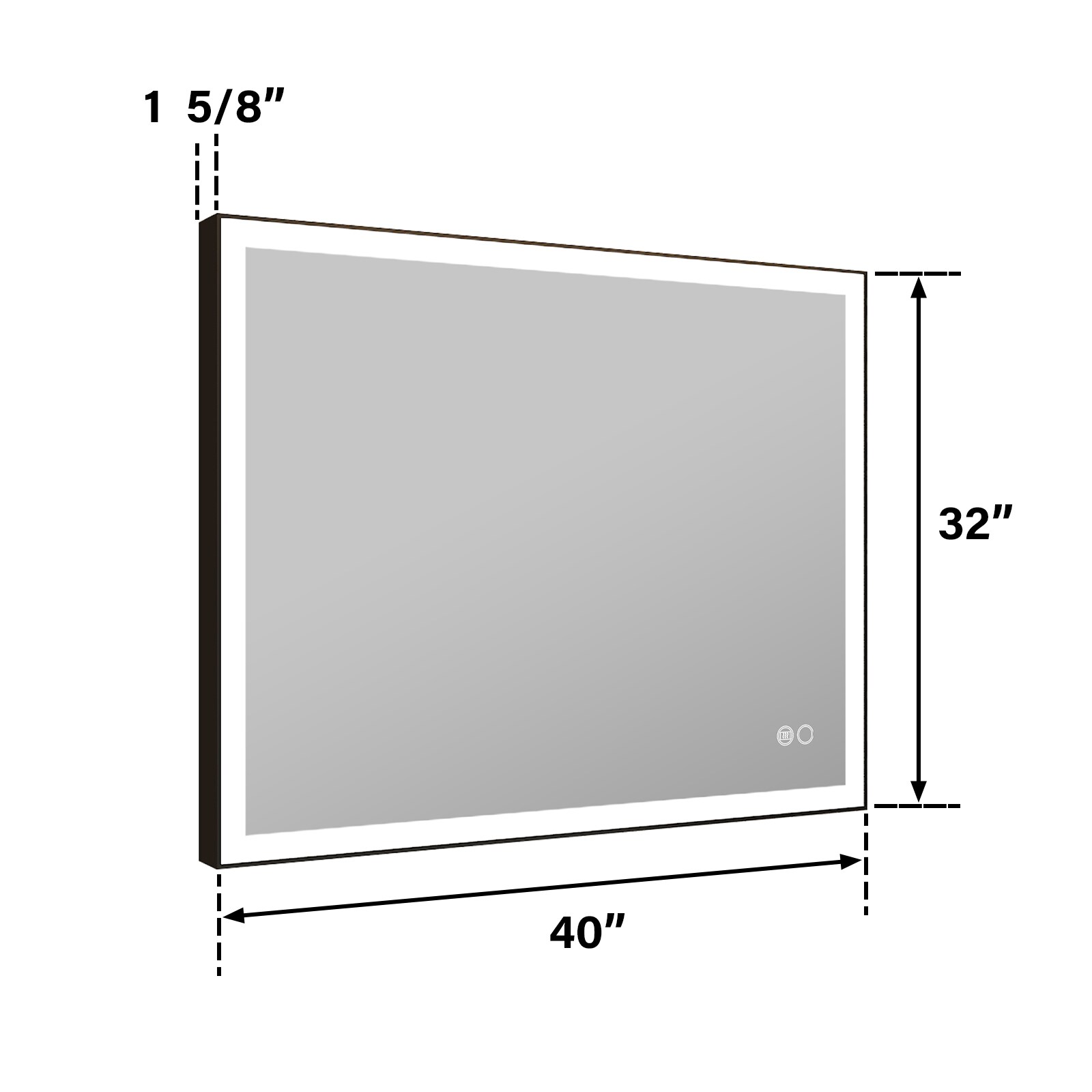 WELLFOR TRX-962AE Framed-Bath-Mirrors - View #13
