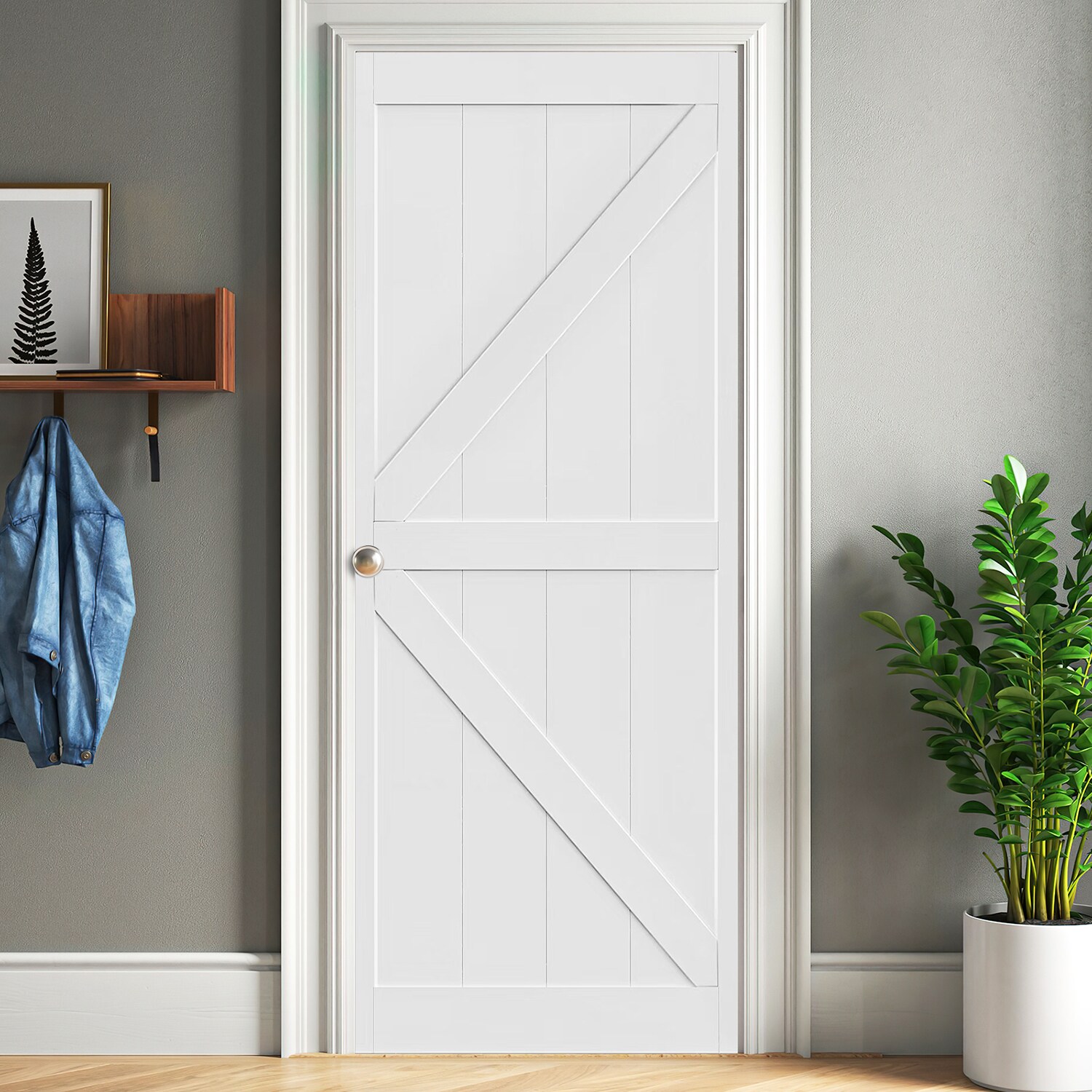 SINOFURN SYB590018WT Barn-Doors - View #4