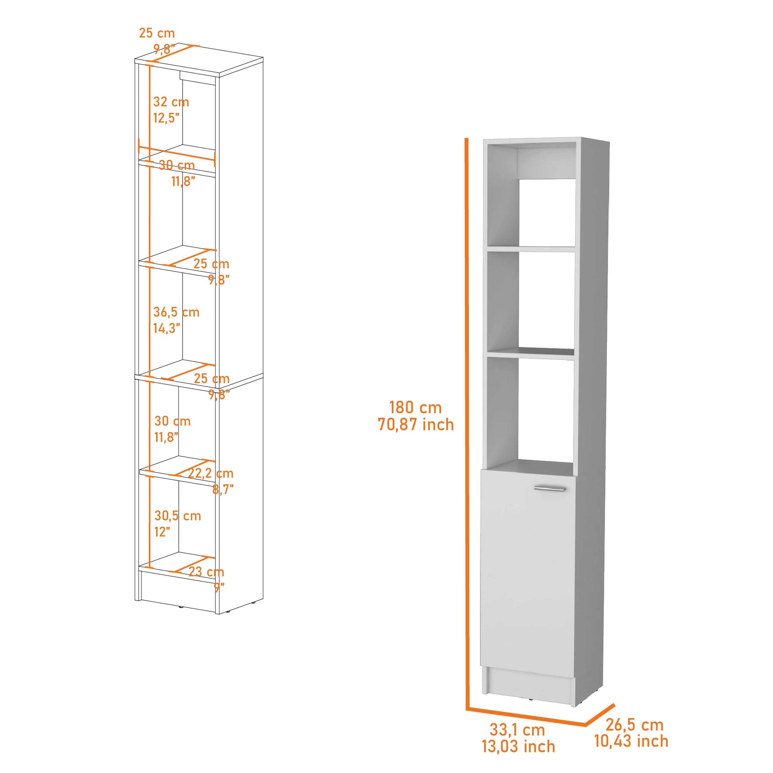 Tahanbath MT2-193661 Linen-Cabinets - View #4