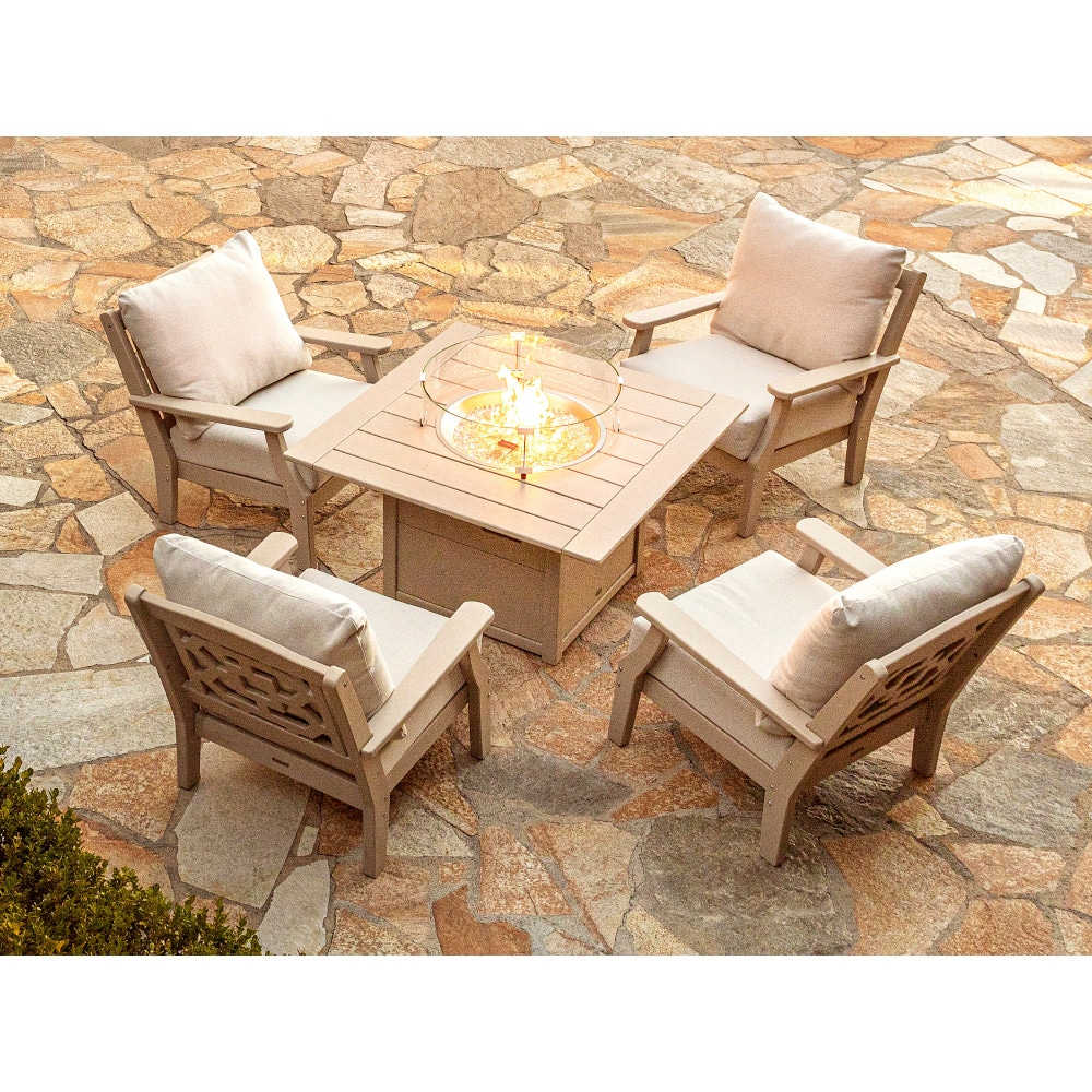 POLYWOOD CTF42SBL Patio-Tables - View #5
