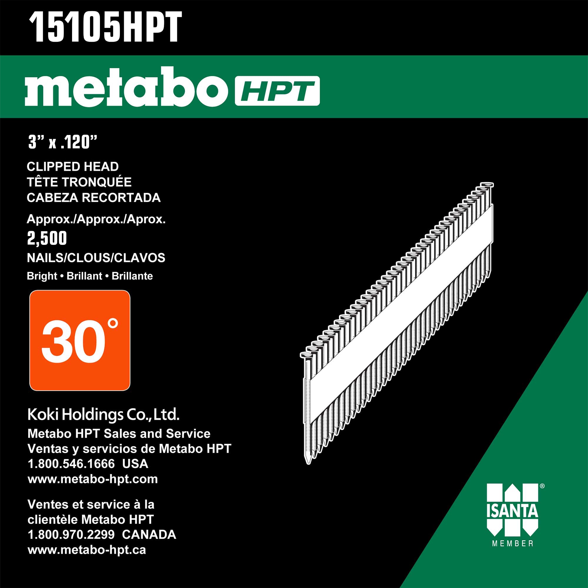 Metabo HPT 15105NR90ADS1M Pneumatic-Nails - View #5