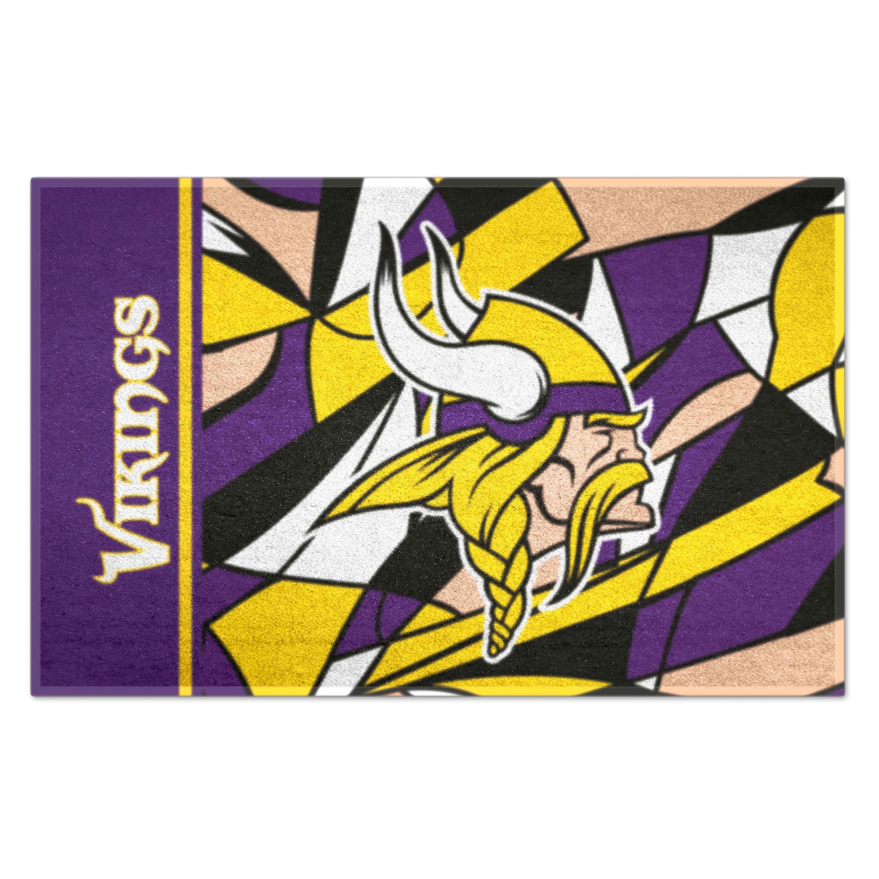 FANMATS 23321 Nfl xfit Starter Mat 2 x 3 (ft) Tufted Nylon Multi Rectangular Indoor Throw rug