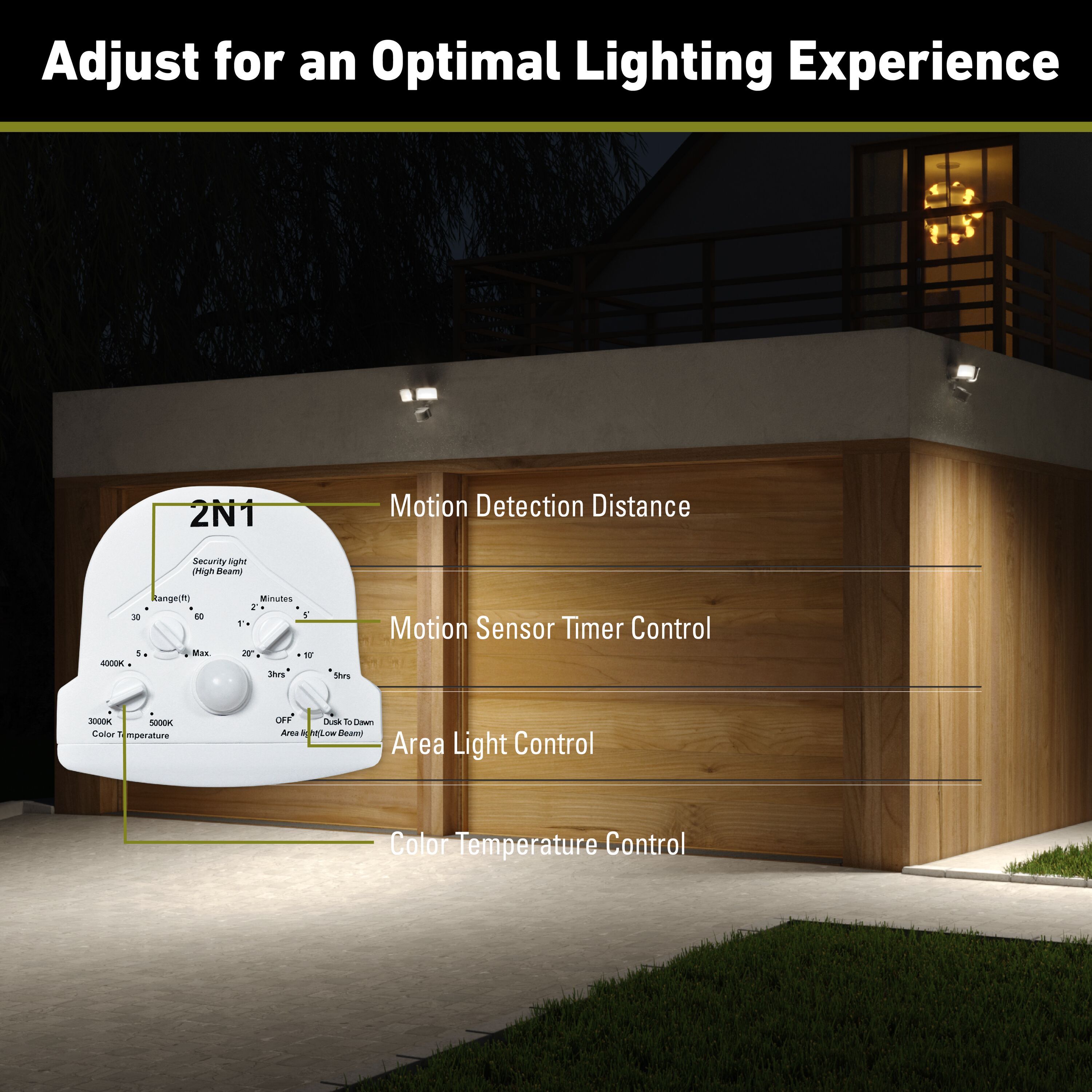 Good Earth Lighting SE1292-WH3-02LF0-G Motion-Activated-Floodlights - View #18