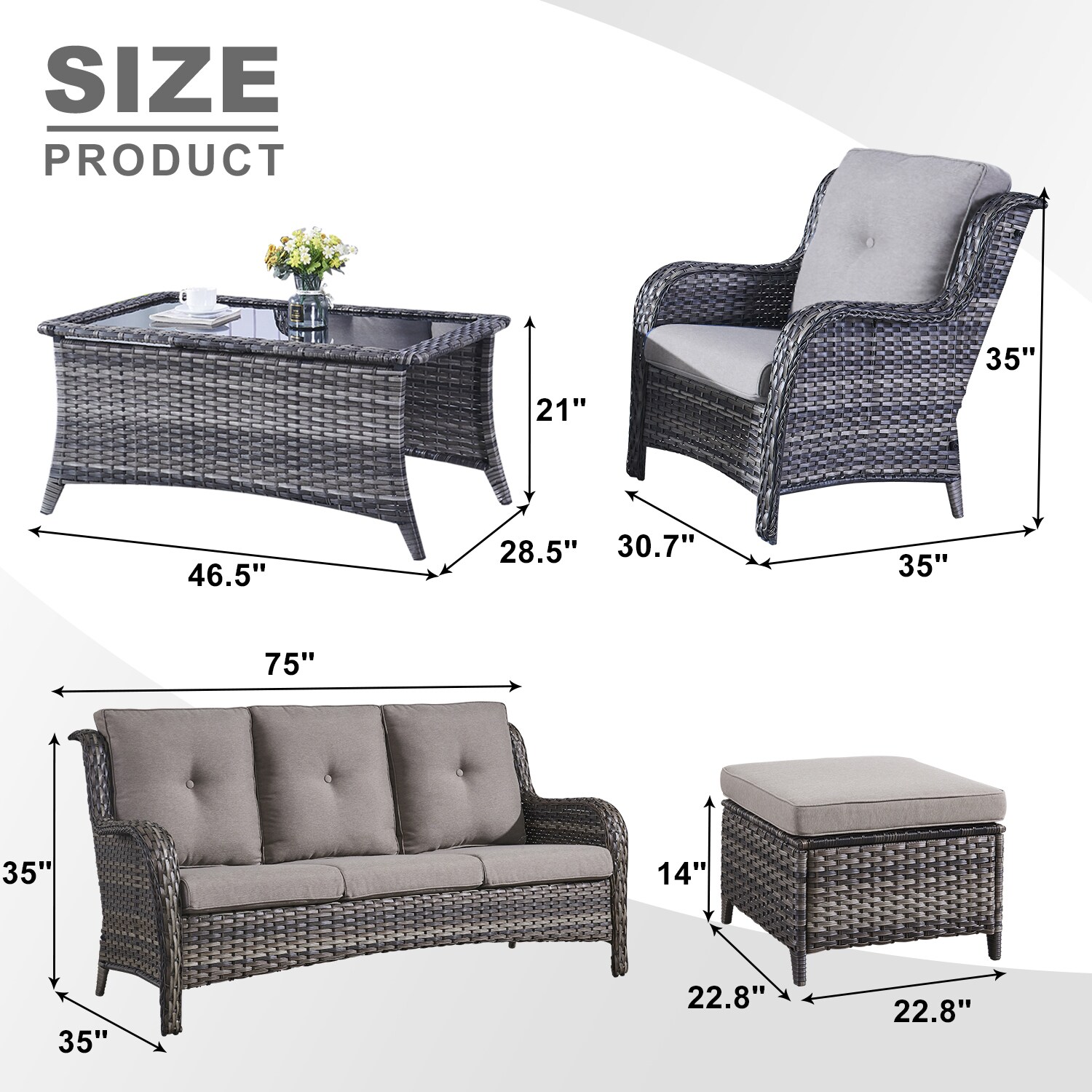 Rilyson FS015019017016-2 Patio-Conversation-Sets - View #4