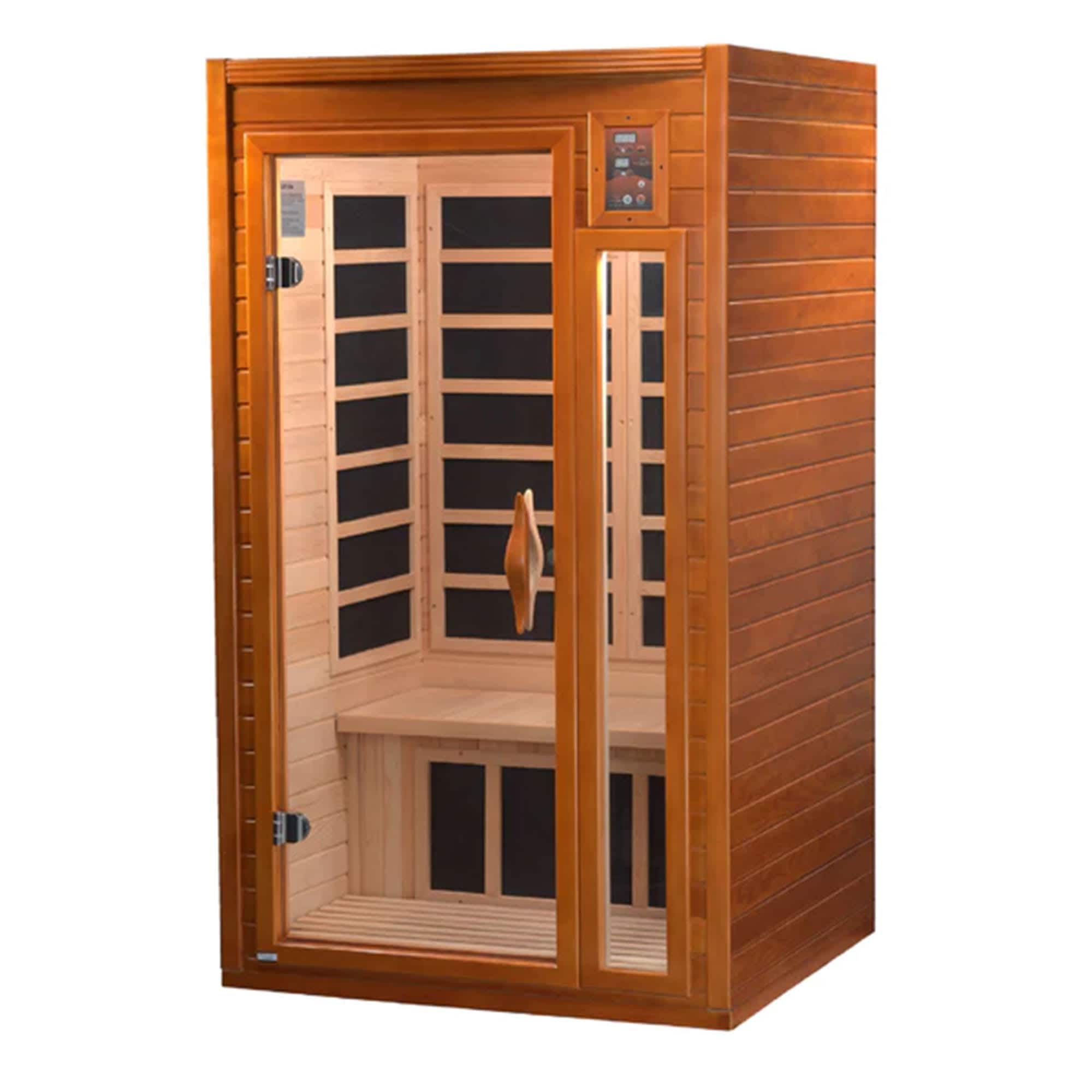 Dynamic Saunas 247003 Home Sauna with Infrared Lighting for up to 2 People Barcelona
