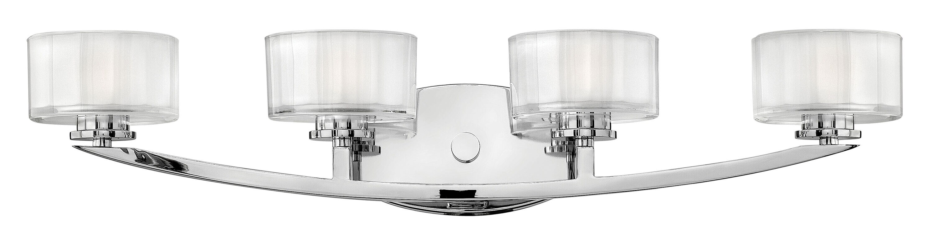 Hinkley 5594CM-LED Meridian 29-in 4 -Light Gloss Chrome Transitional Vanity light