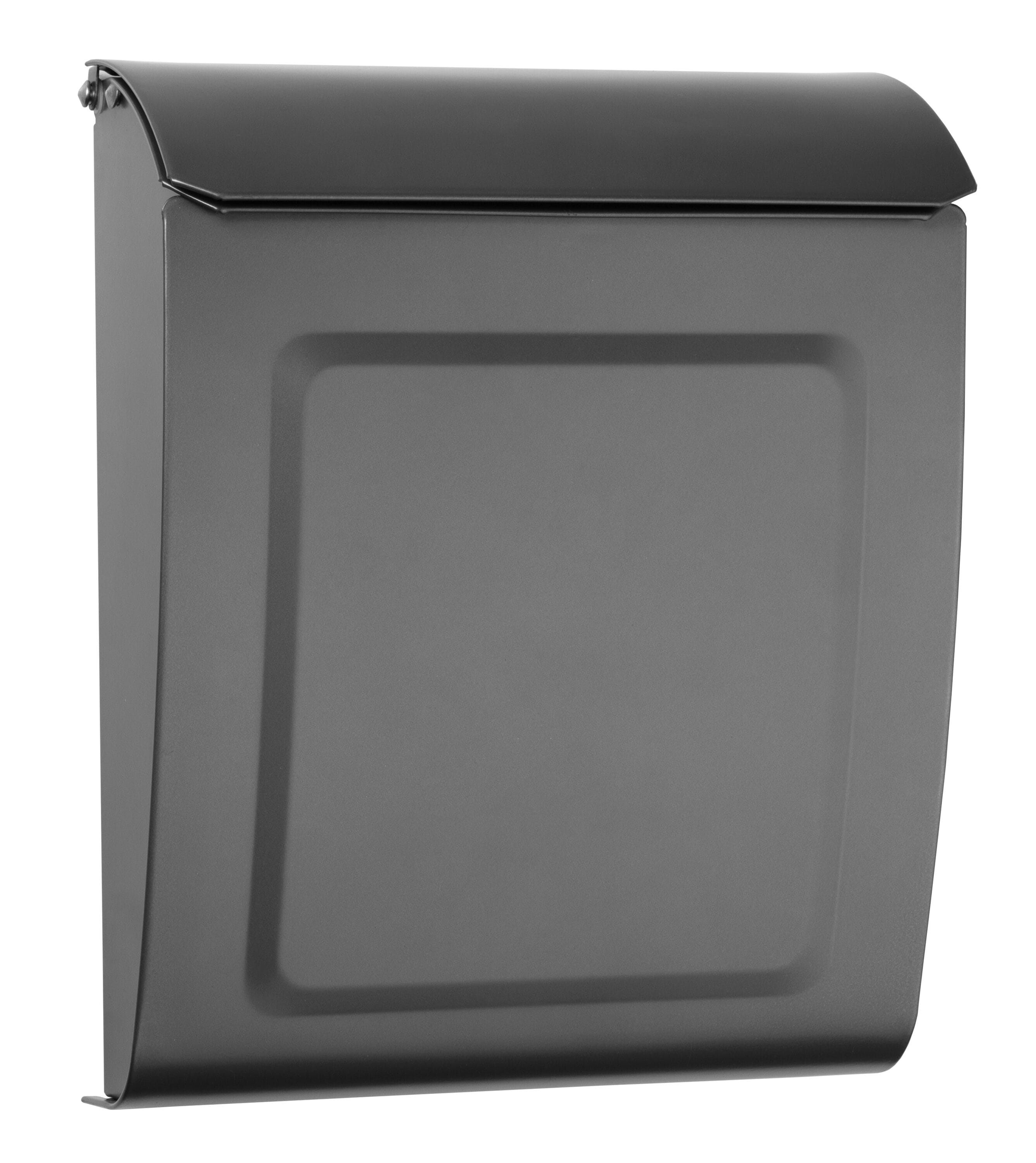 Architectural Mailboxes 2594GR-10 Aspen Locking Metal Small Mailbox Gray