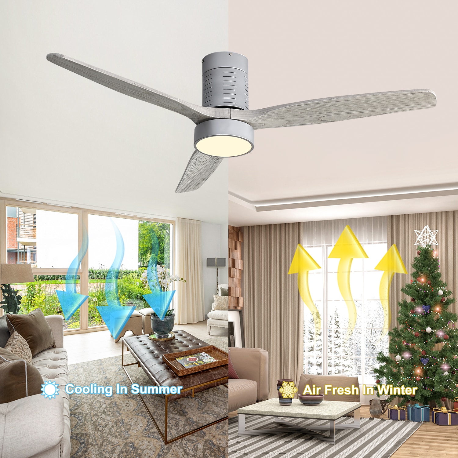 Yardreeze KBS-52245-SL Ceiling-Fans - View #2
