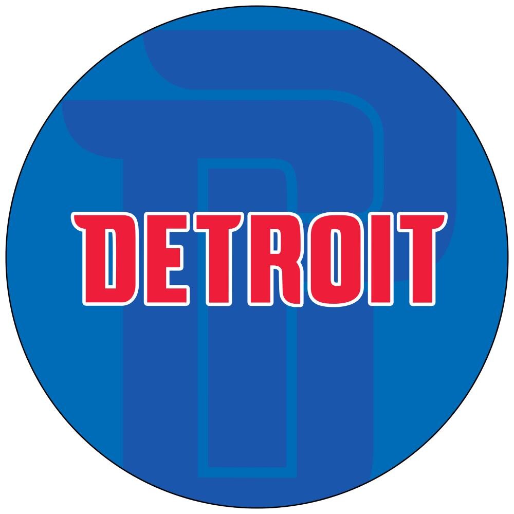 Trademark Gameroom Detroit Pis Ton Clocks Analog Round Wall Clock In The Clocks Department At 