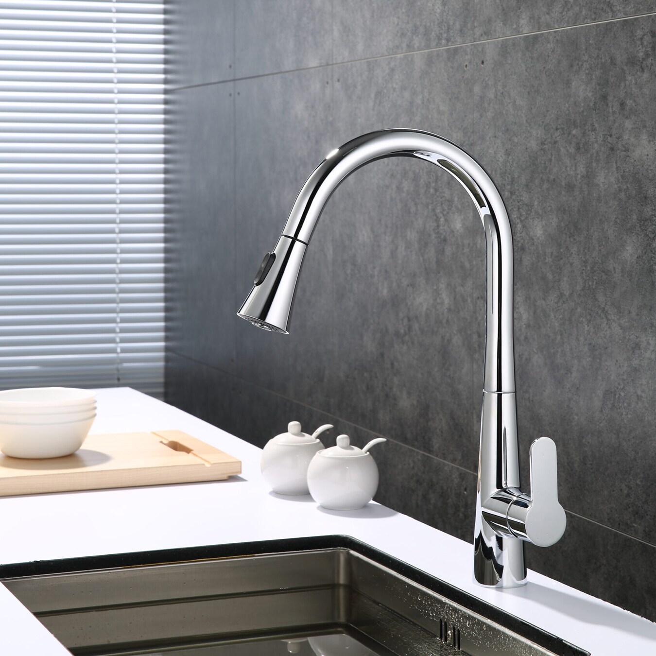 Lexora LKFS7011CH Kitchen-Faucets - View #2