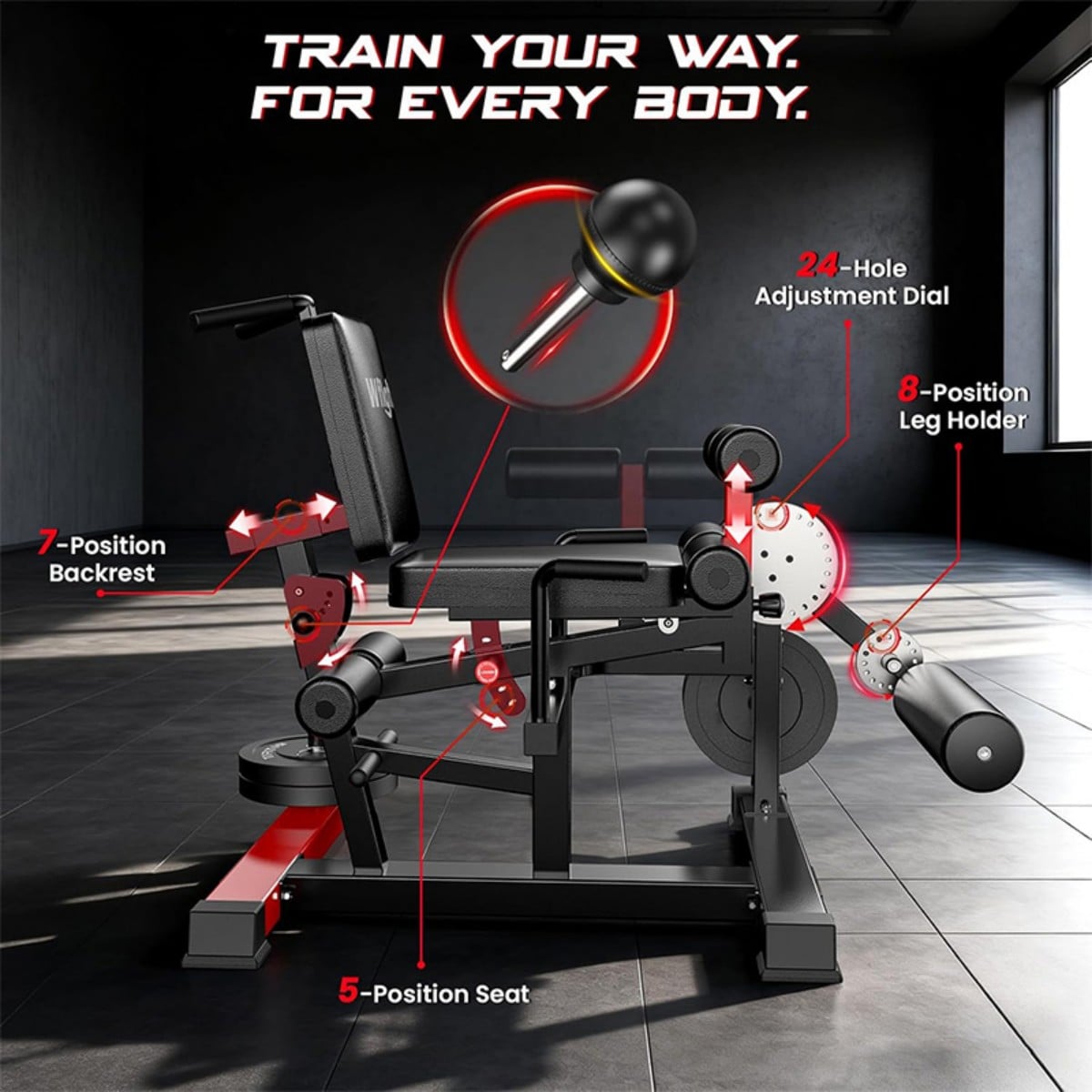 pooboo P45001 Lat-Pull-Down-Machines - View #4