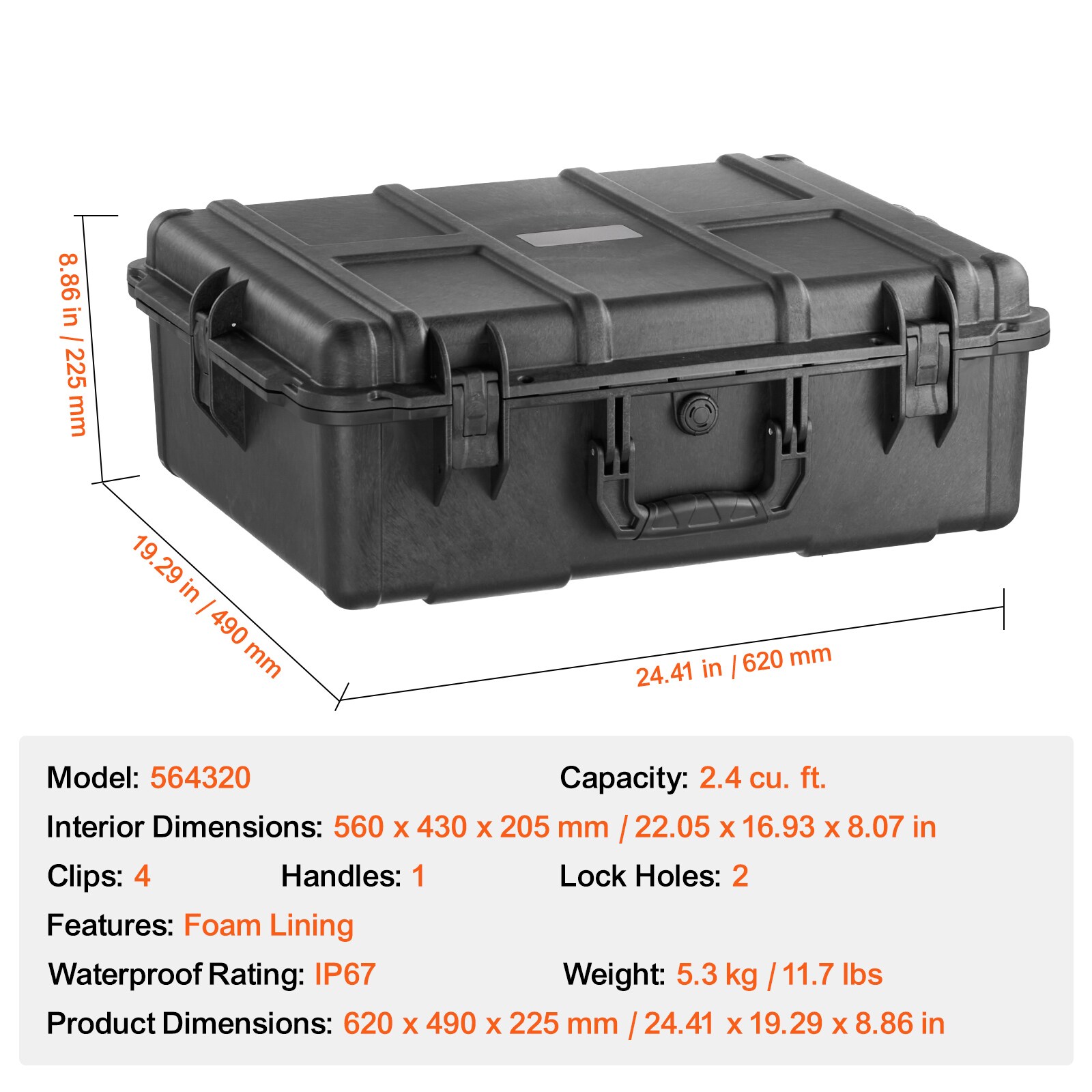 VEVOR FFYSTX2025CU96KGUV0 Small-Outdoor-Storage - View #8