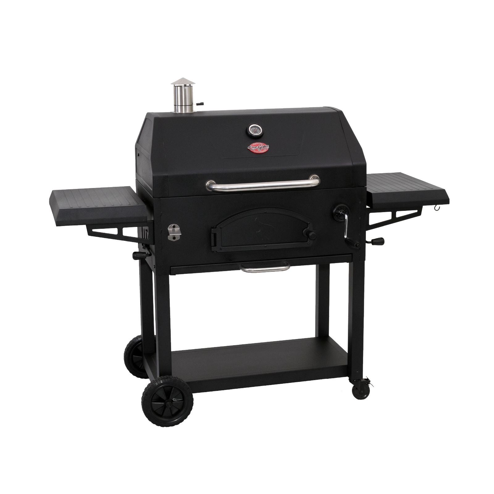 BBQ Grill Charcoal Offset Smoker Pit 43 Outdoor Cooker Barbecue Tools  Portable