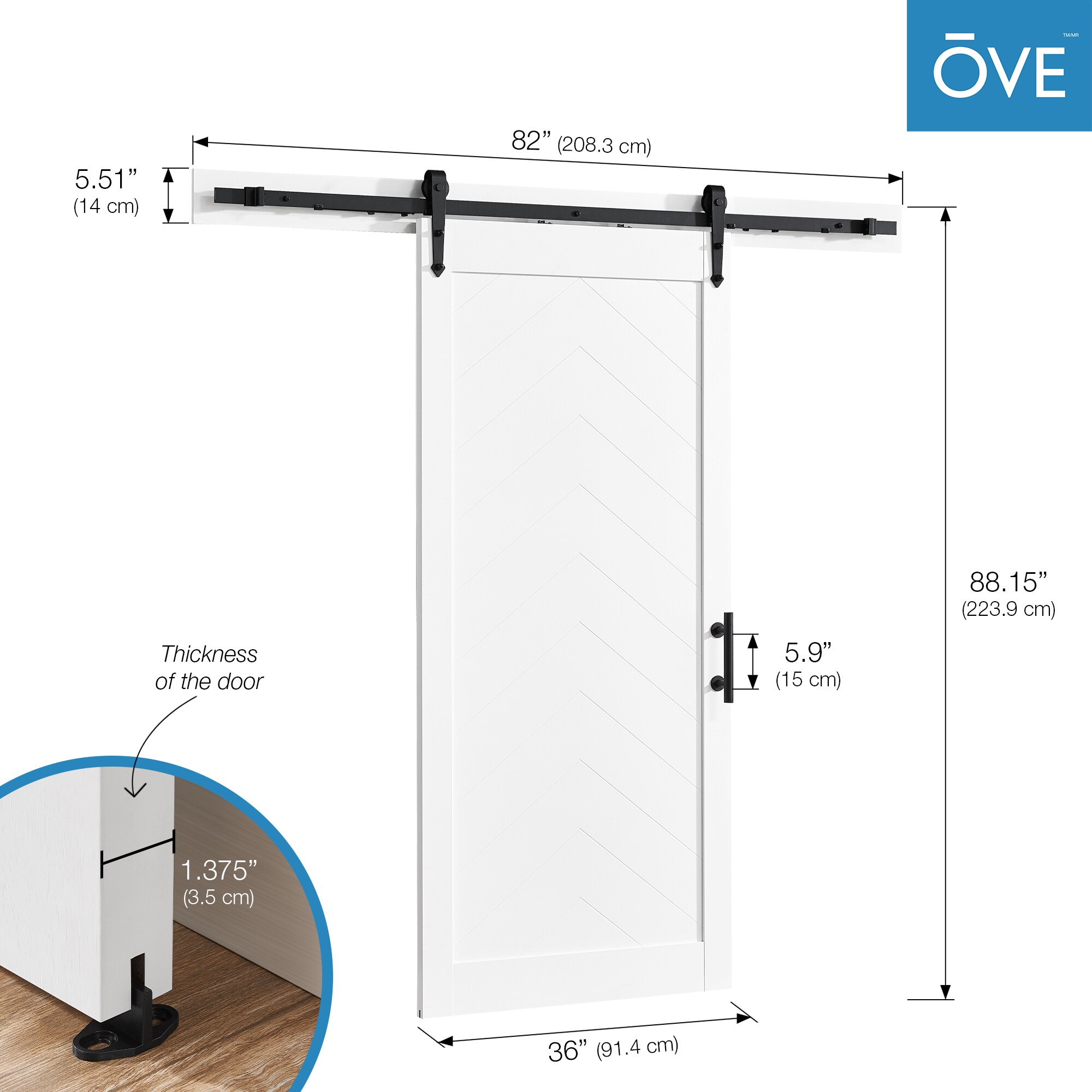 OVE Decors 15DKB-HEB136-133 Barn-Doors - View #11