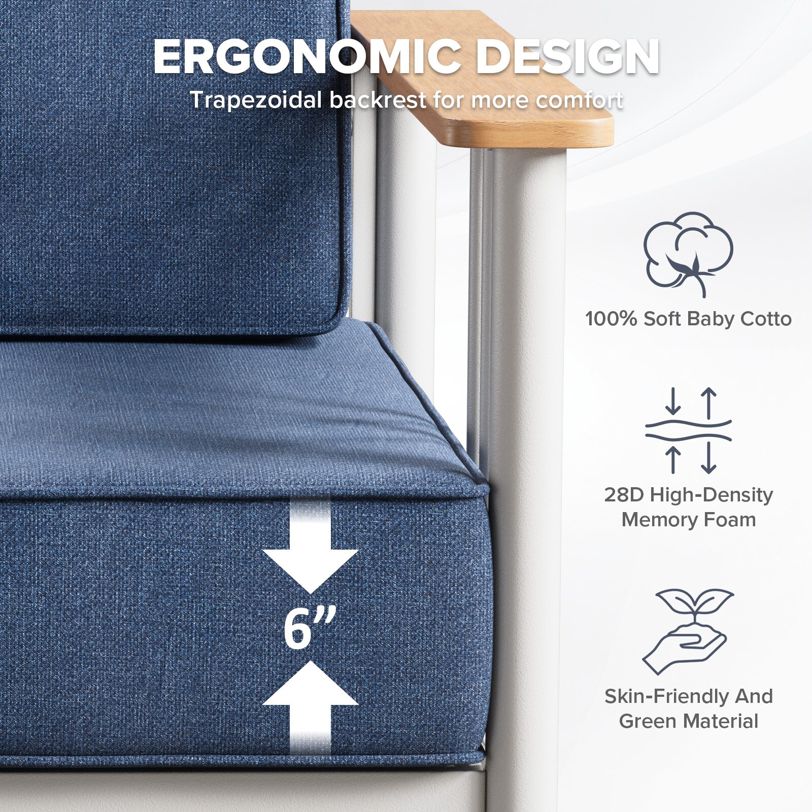 Pocassy PJACWH2040-1 Patio-Conversation-Sets - View #3