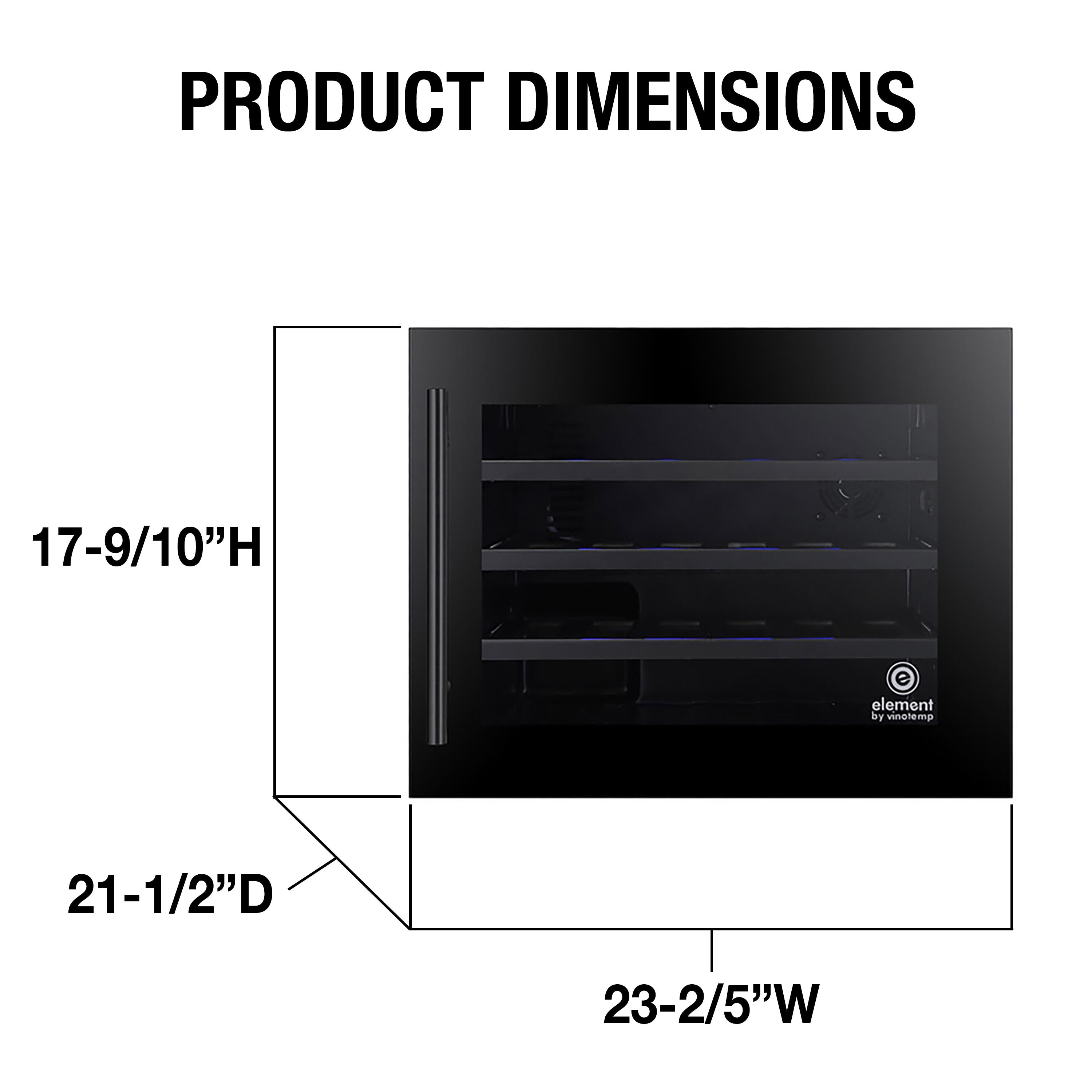 Vinotemp EL-24WCUB Wine-Chillers - View #3
