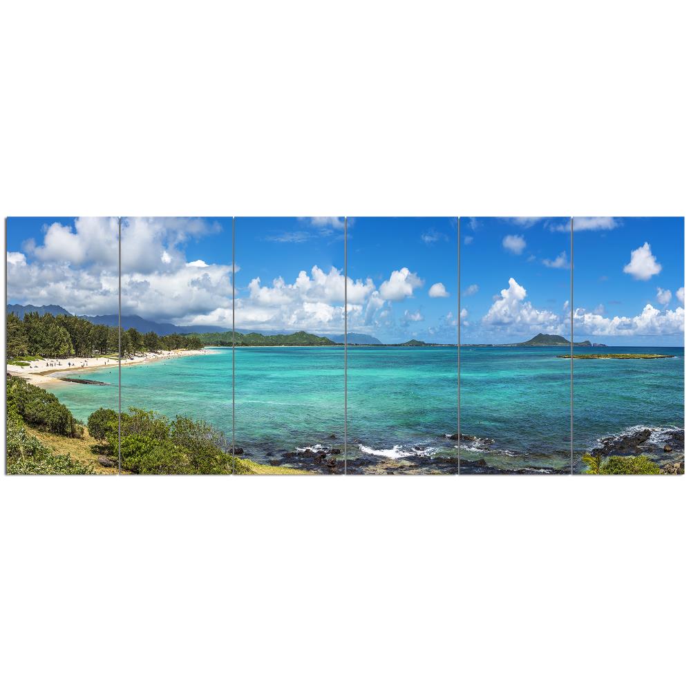 Designart PT18294-628 28-Inches H x 70-Inches W Coastal Canvas Print
