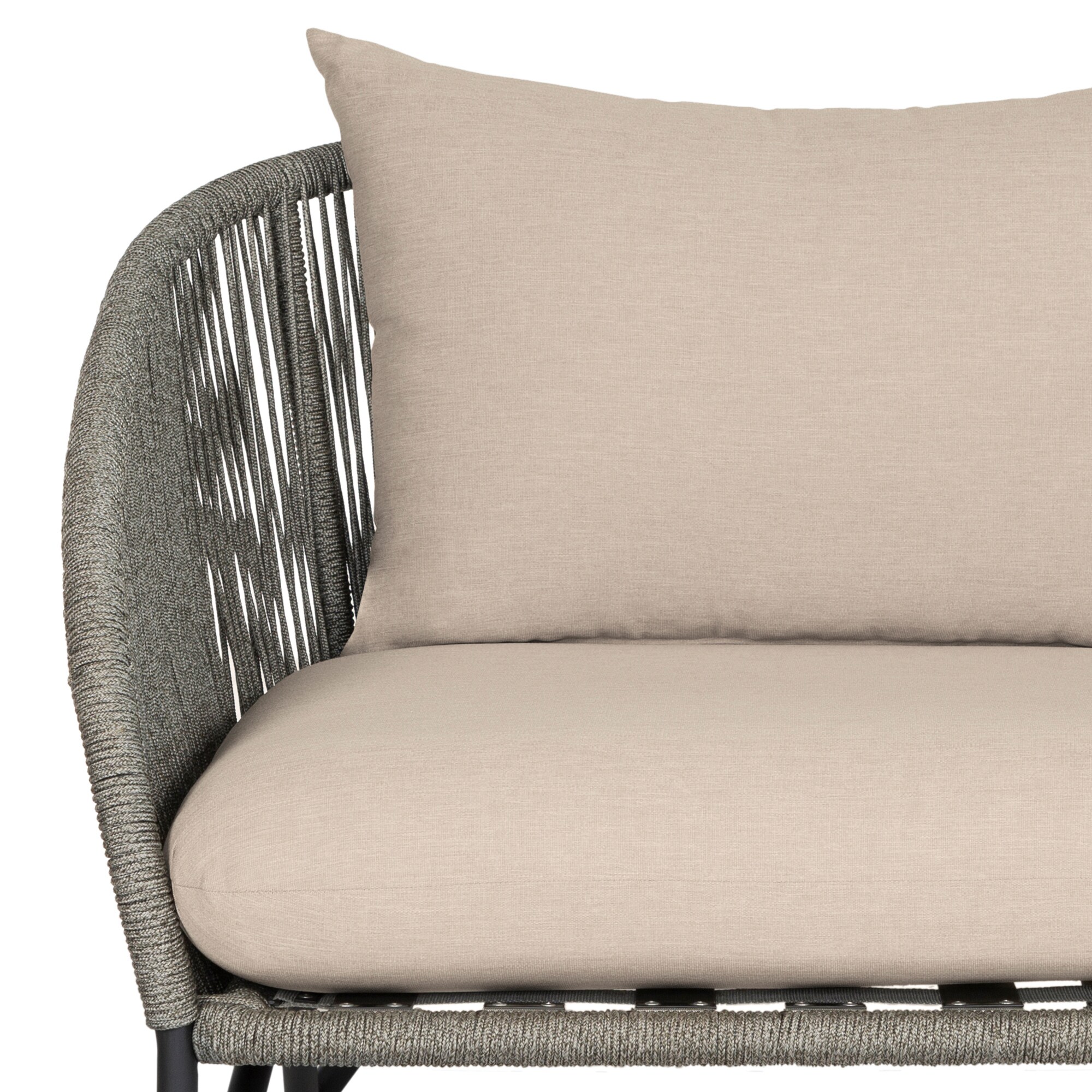 Armen Living LCBESOBLKTP Patio-Sofas-Daybeds - View #4