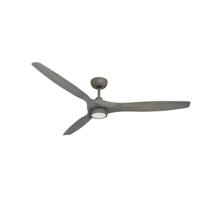 Indoor Outdoor Ceiling Fan With Light, Driftwood Ceiling Fan
