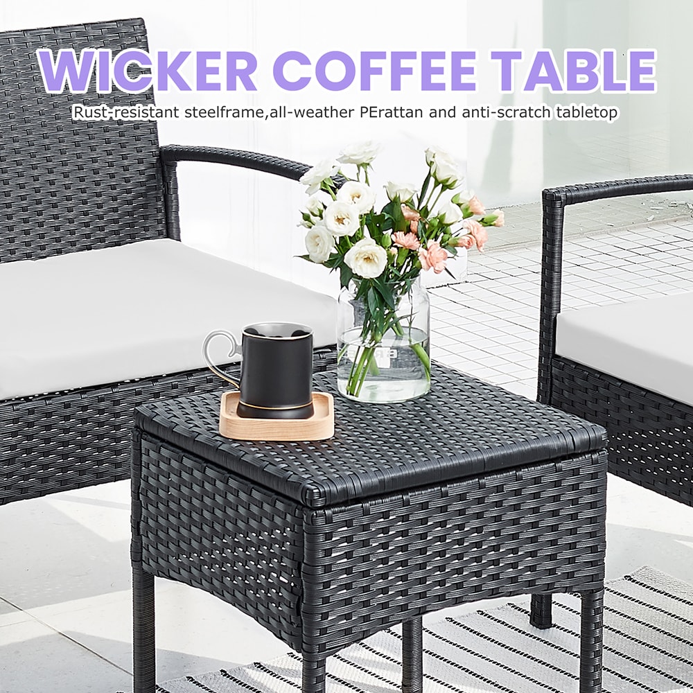 Grearden HZ012-WT-WW Patio-Conversation-Sets - View #6