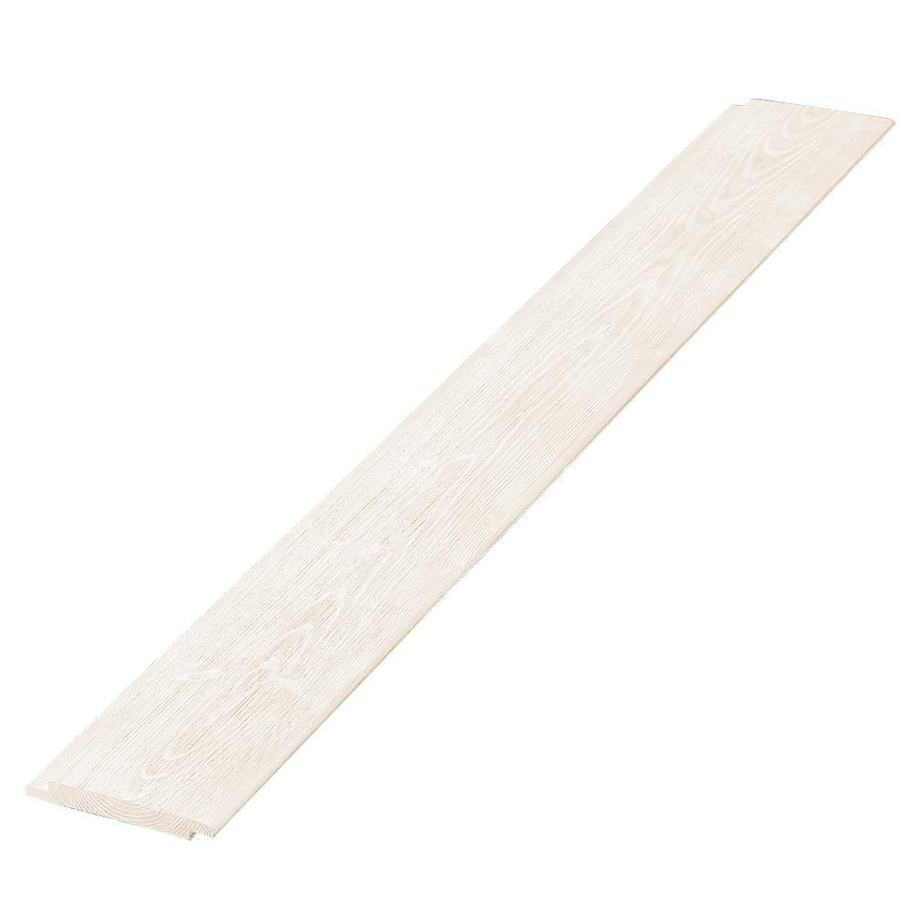 UFP-Edge 256155 5.38-in x 8-ft Prefinished Off-white Pine Shiplap Wall Plank (3.58-sq ft)