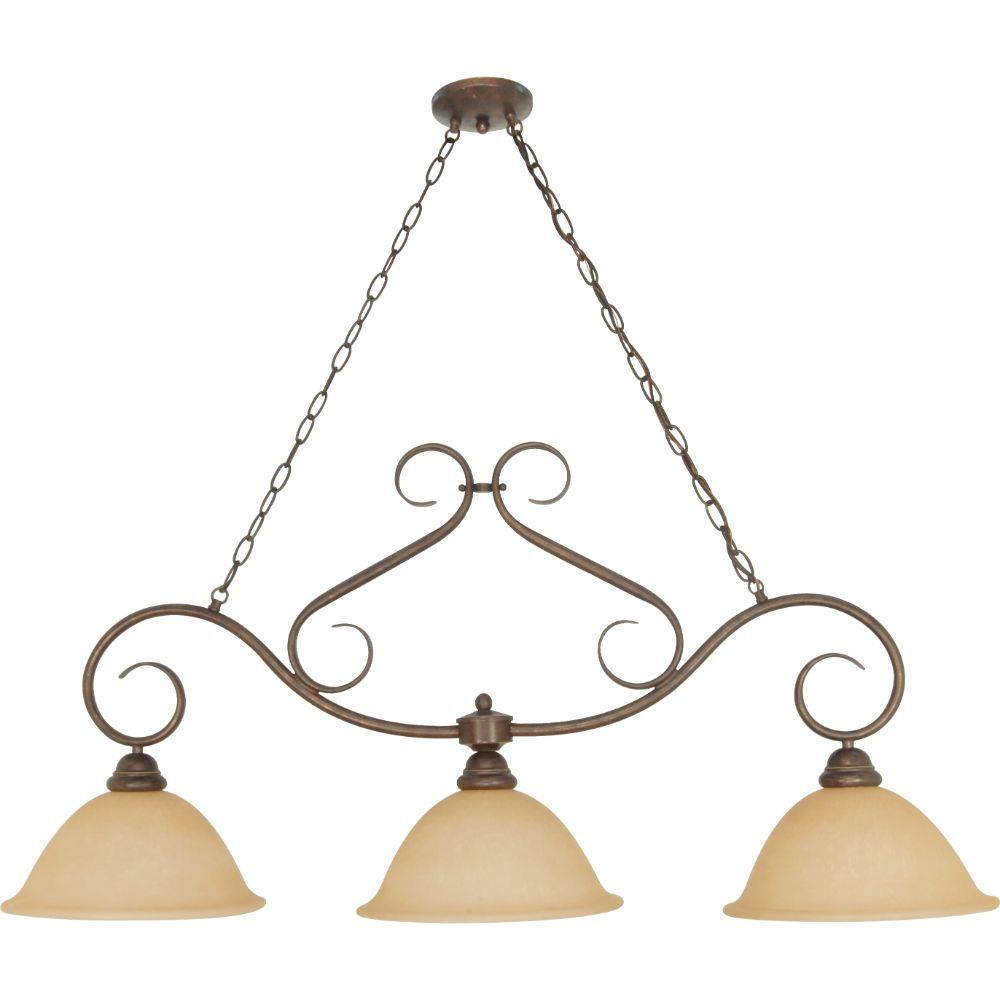 Sonoma Bronze And Champagne Transitional Linear Kitchen Island Light In The Pendant Lighting Department At Lowes Com