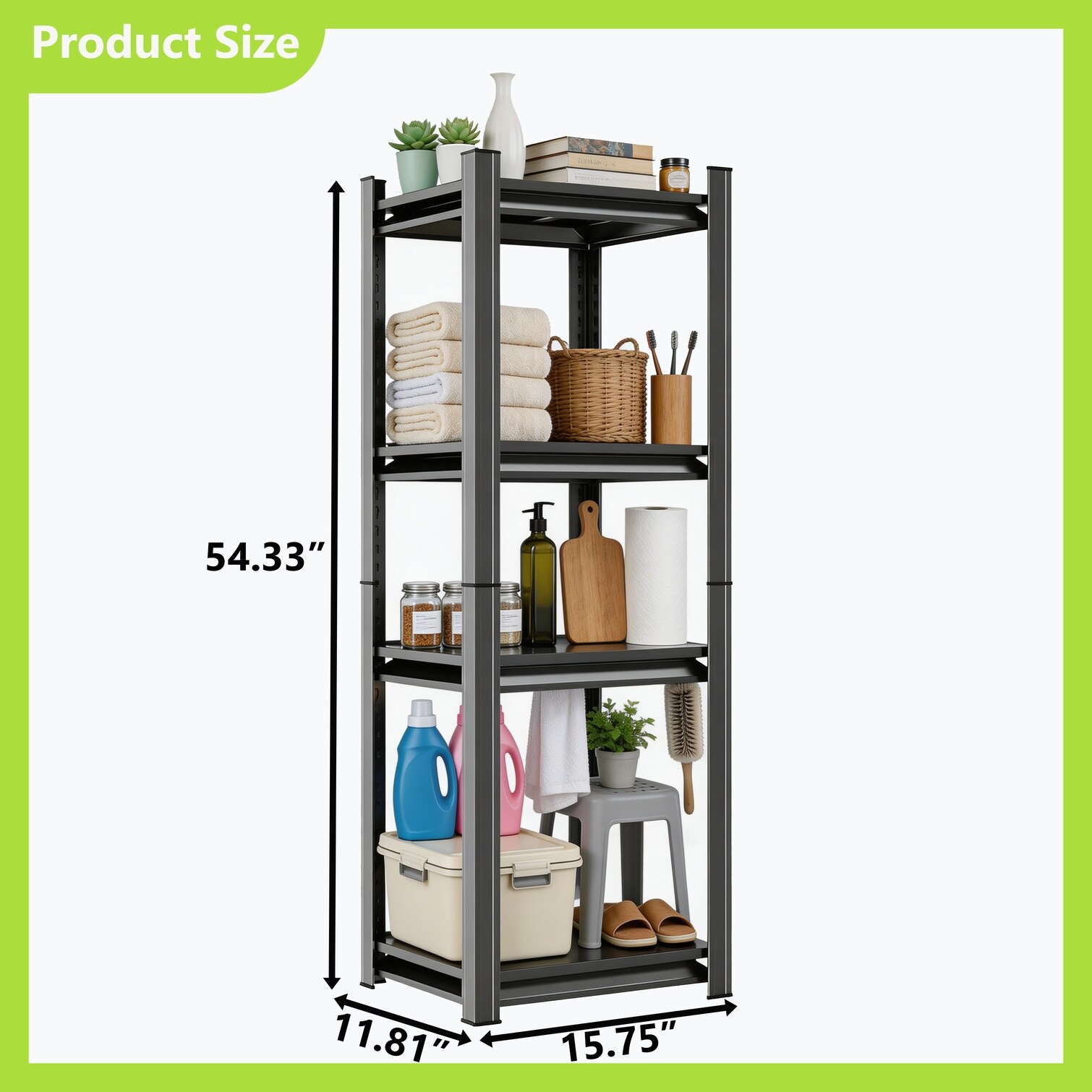 SunJet LU75LJIPTHPY Free-Standing-Shelving - View #3