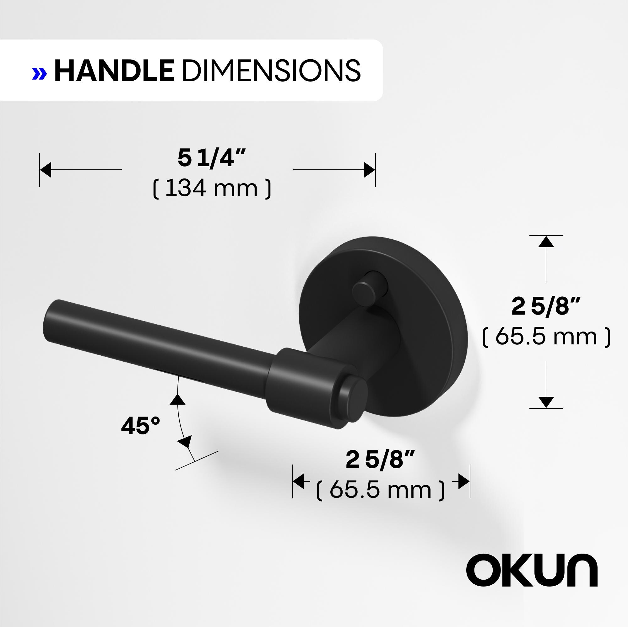 OKUN OK1007MBPRK2 Door-Handles - View #4