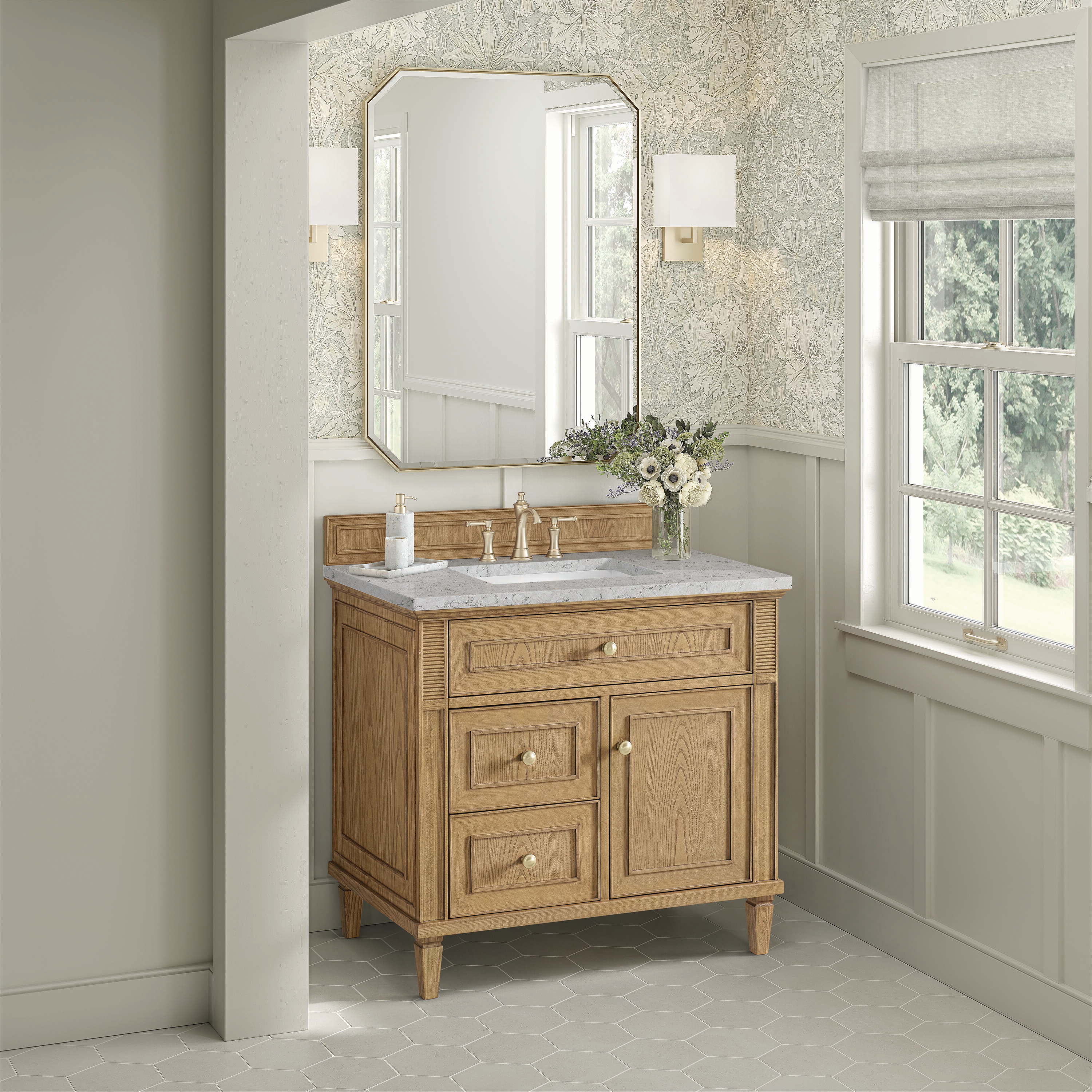 James Martin Vanities 424-V36-LNO-3EJP Bath-Vanity-Combo - View #3