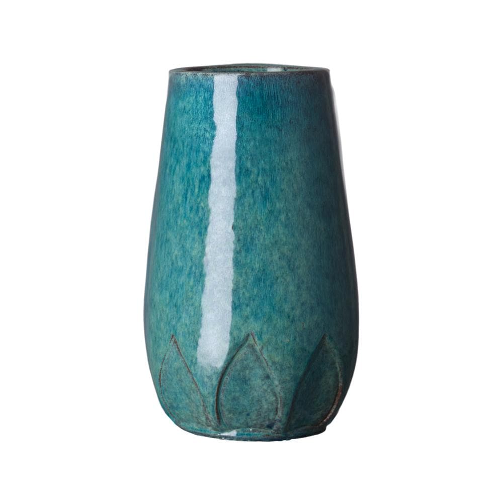  0540TL Blue Ceramic Modern Vase