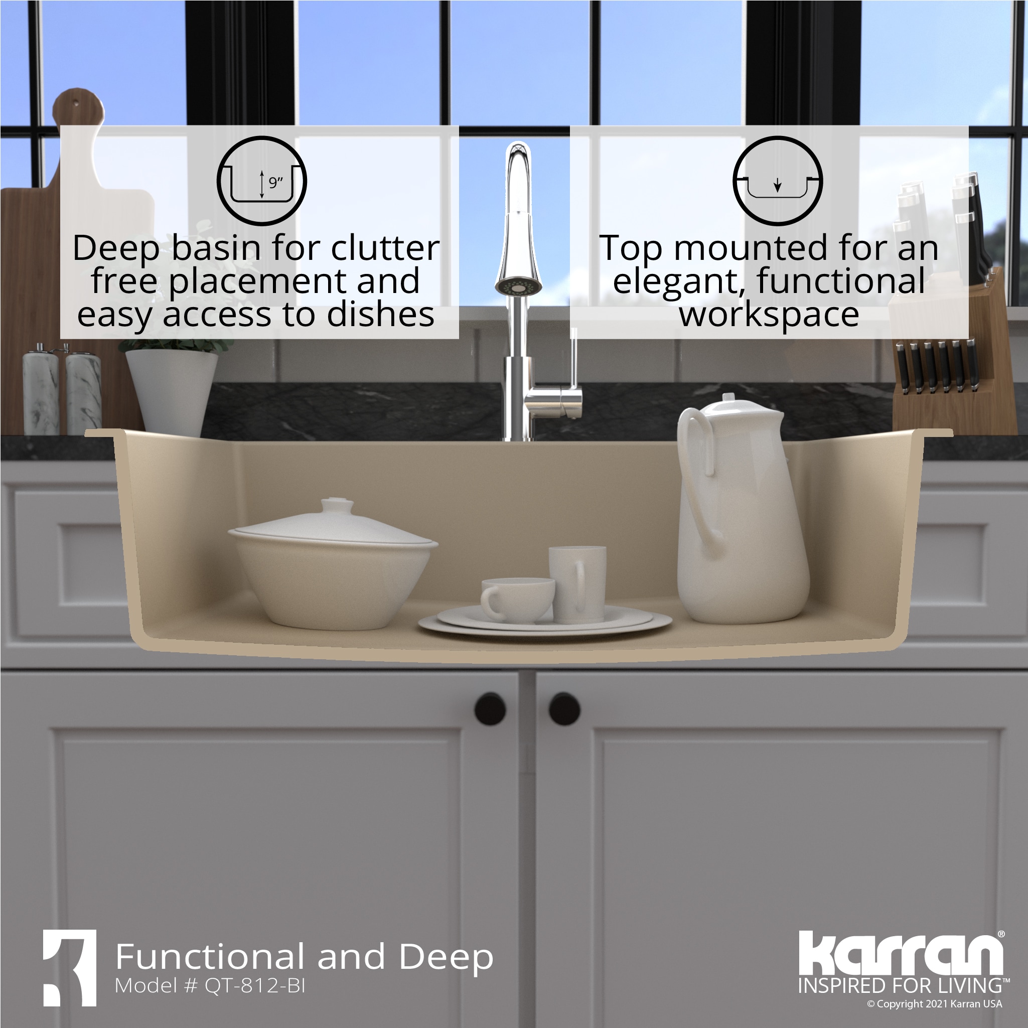 Karran QT-812-BI-PK1 Kitchen-Sinks - View #10