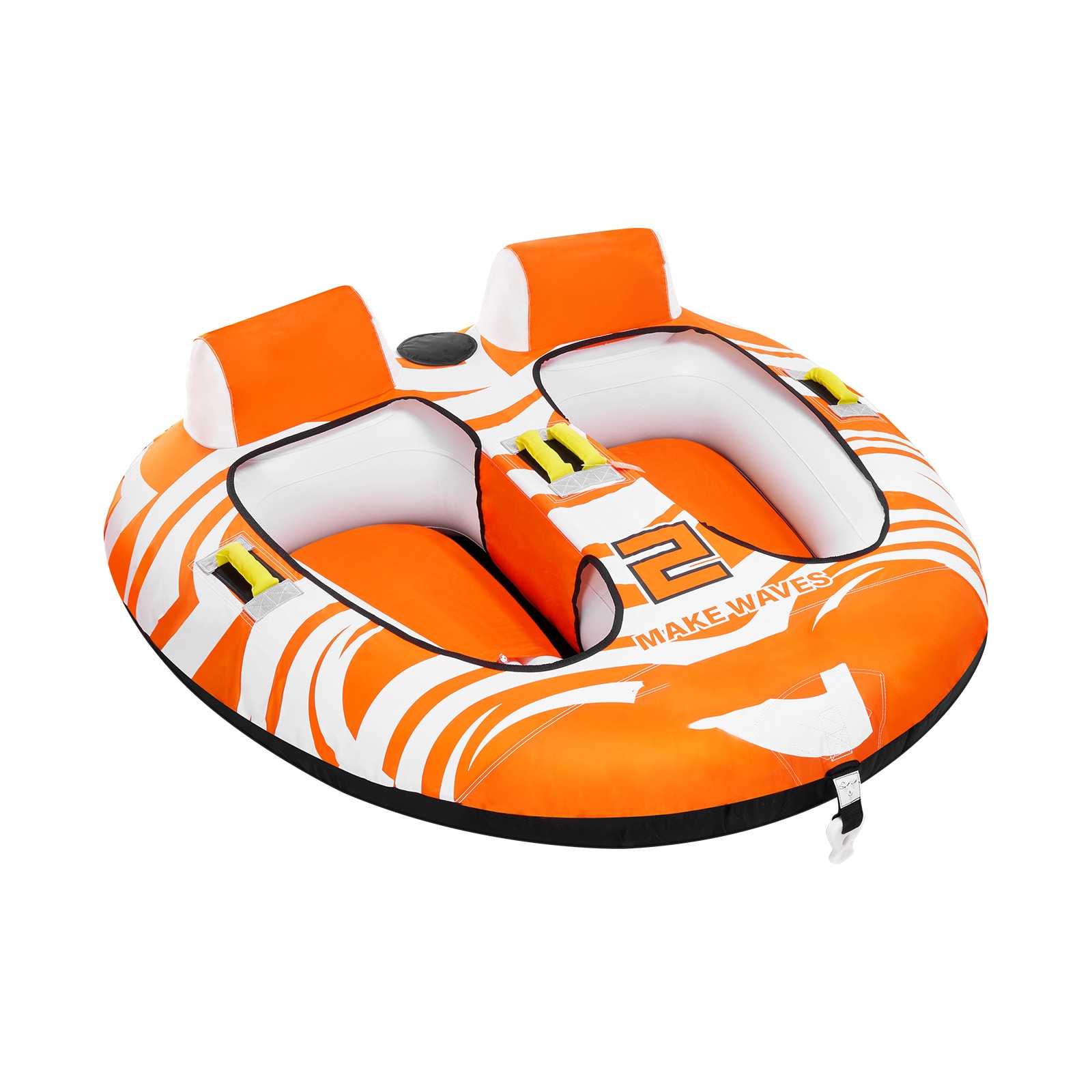 VEVOR - Towable Tubes for Boating 2 Person Inflatable Boat Tubes and Towables with 2 Cockpits 340...