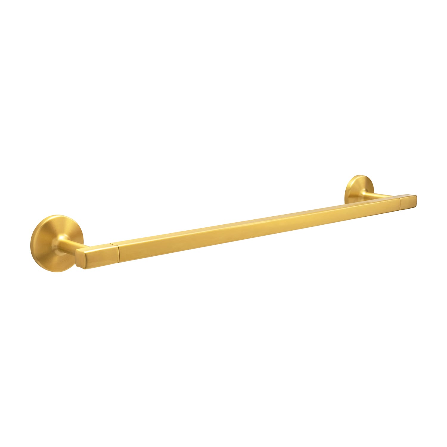 Hickory Hardware H079327-BGB Woodward 20-in Brushed Golden Brass Wall mount Single Towel Bar