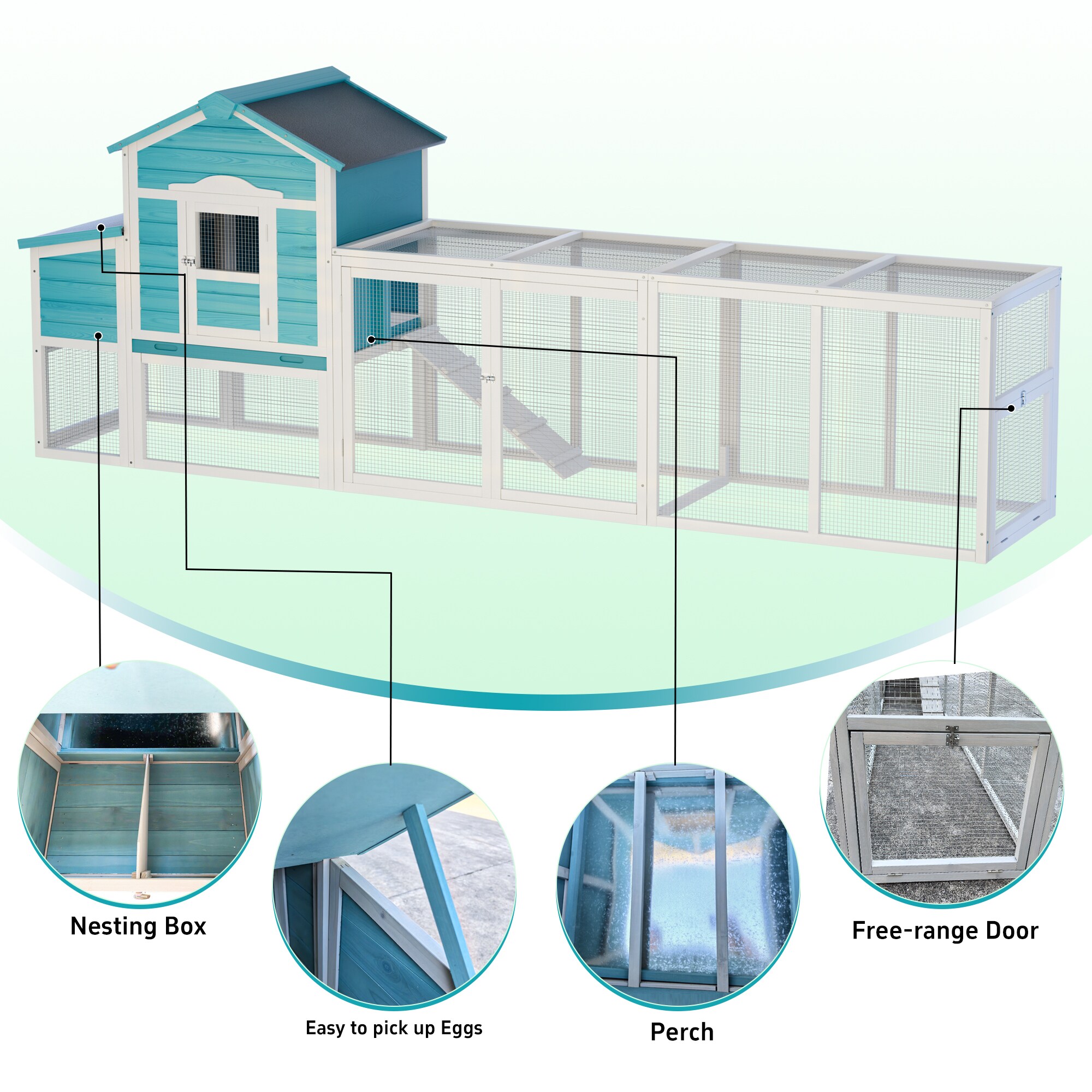 Tatayosi T2-3P335211 Chicken-Coops-Rabbit-Hutches - View #7