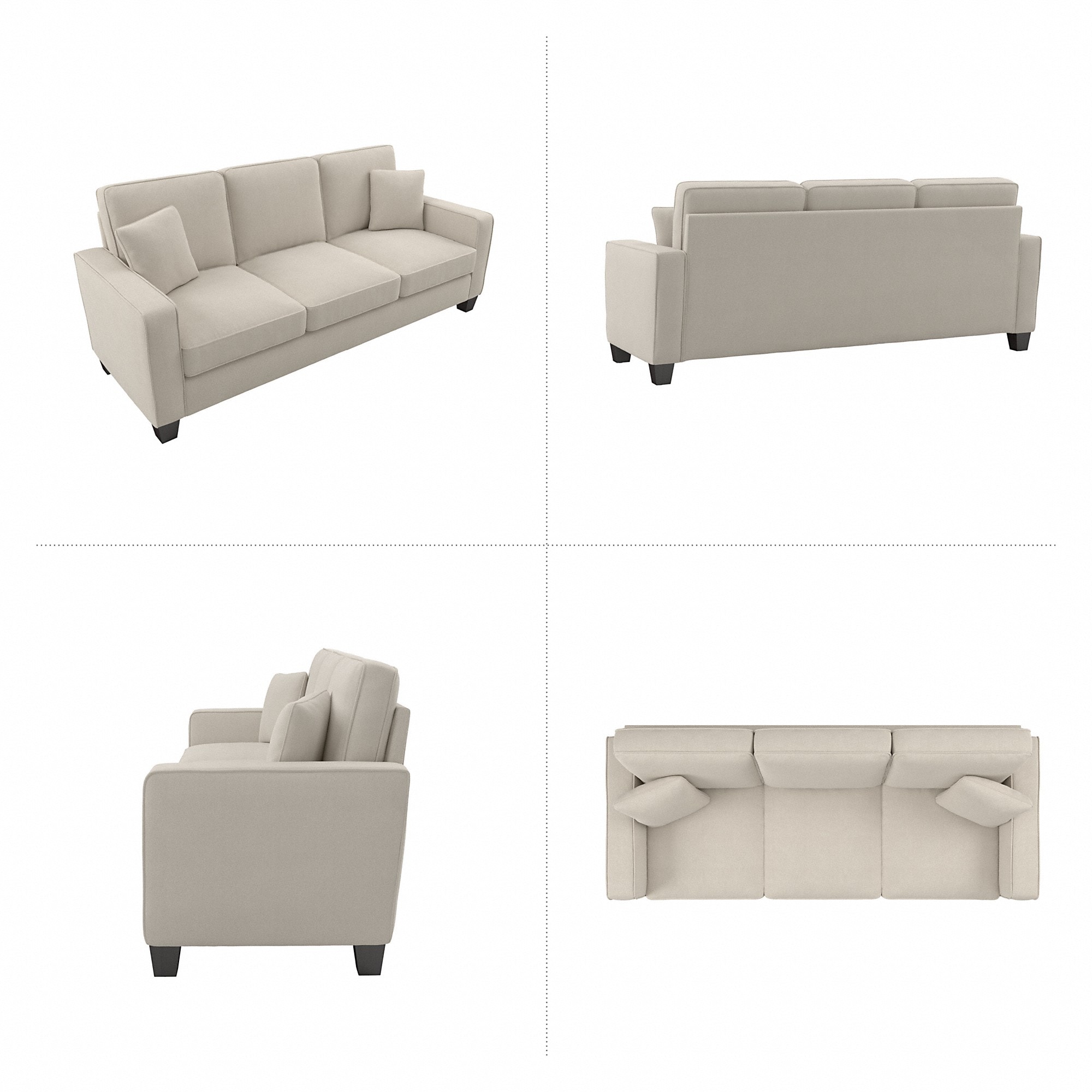 Bush Furniture SNJ85SCRH-03K Sofas-Loveseats - View #4