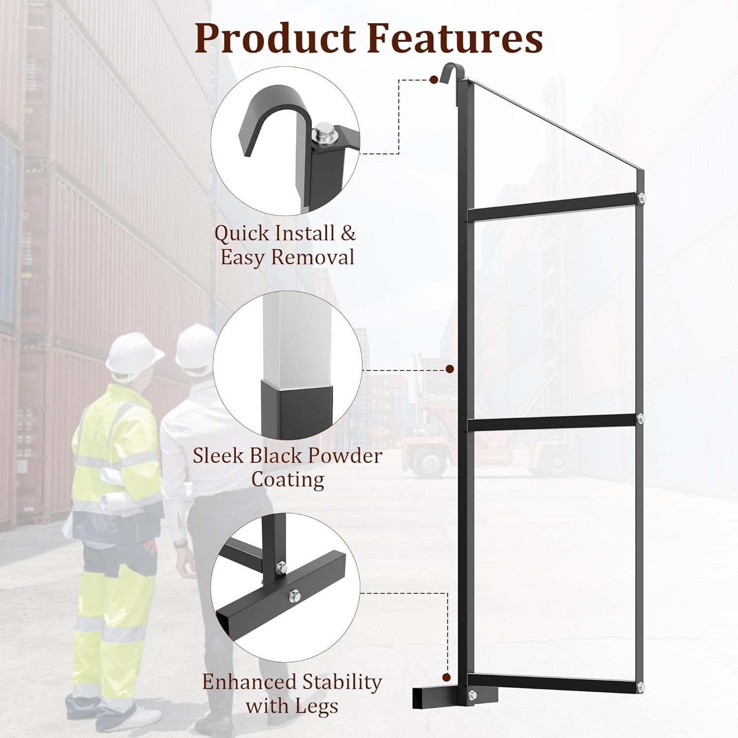 GAOMON CQC-ZZMQ61-BLQL Wall-Mounted-Shelving - View #4