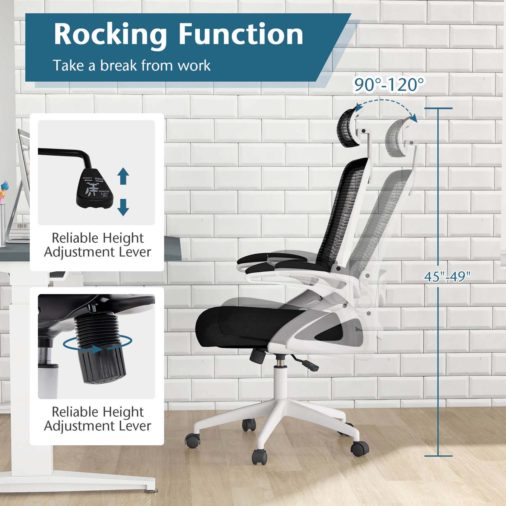 Costway HCST02783 Office-Chairs - View #6