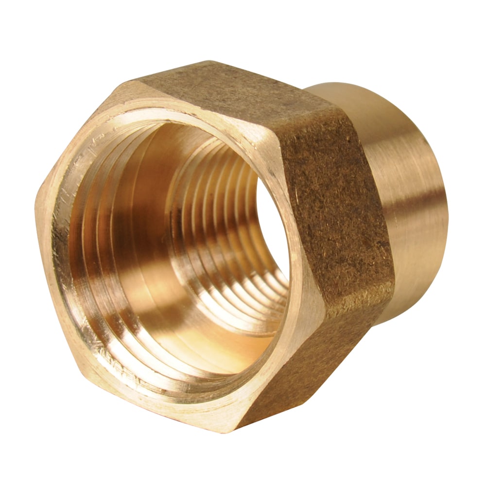 Proline Series GH-672 3/4-in x 1/2-in Threaded Female Hose x Fip Adapter Fitting