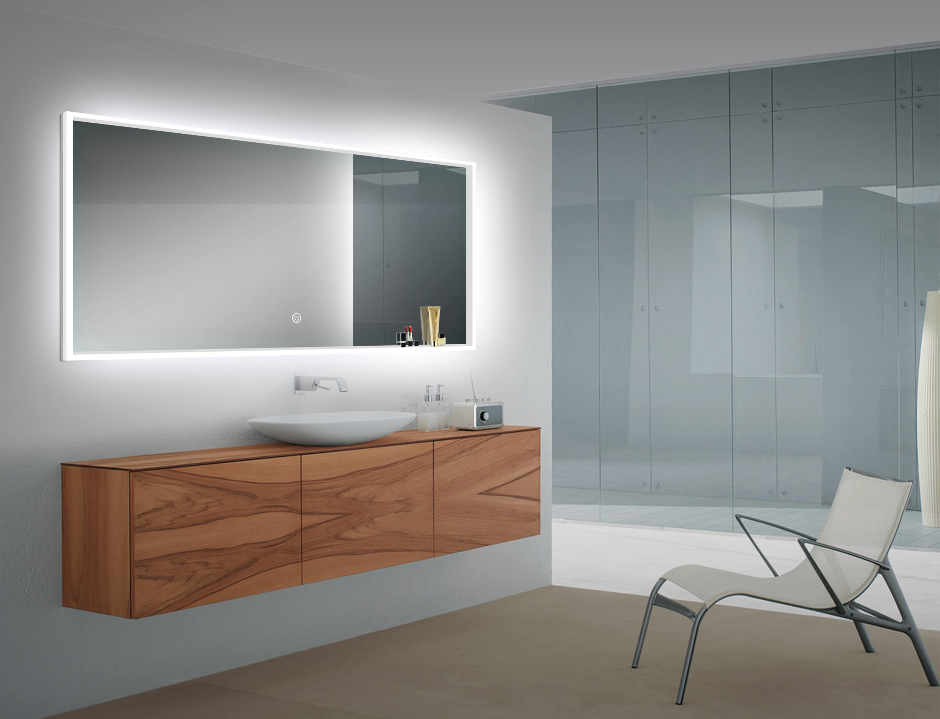 lighted IMPRESSIONS LI5188 Framed-Bath-Mirrors - View #4