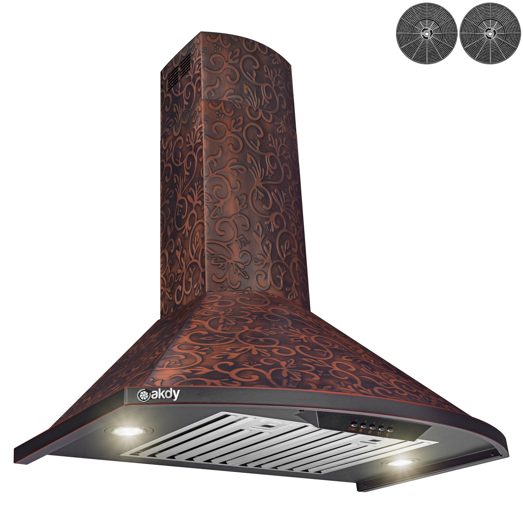 PREMIER COPPER PRODUCTS Copper Range Hoods 36-in Ducted Oil Rubbed